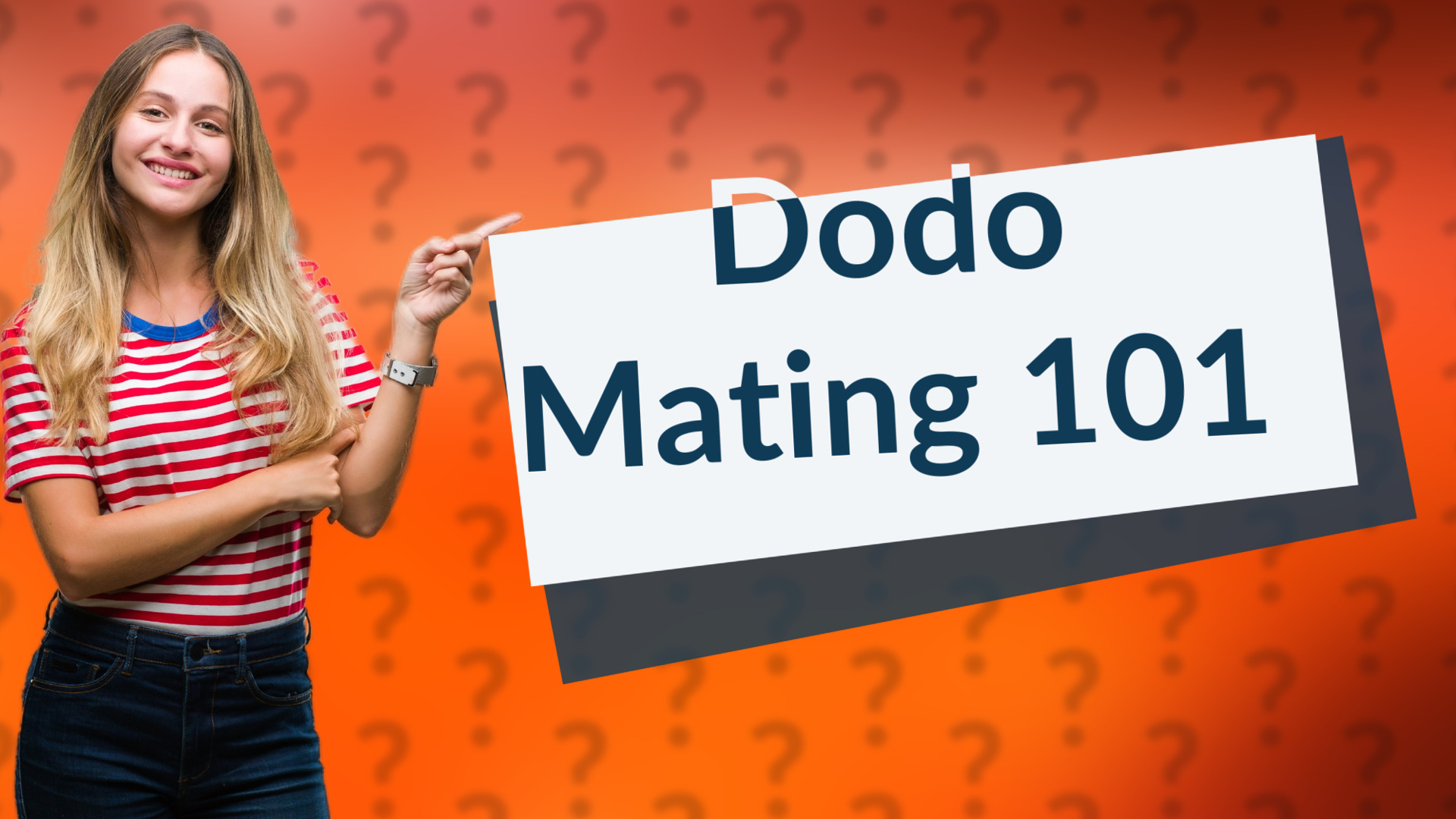 Dodo Mating 101