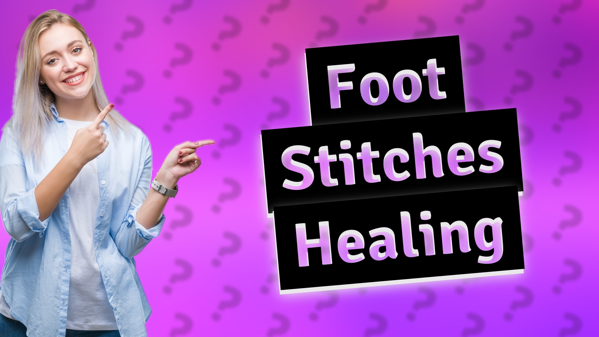 Foot Stitches Healing