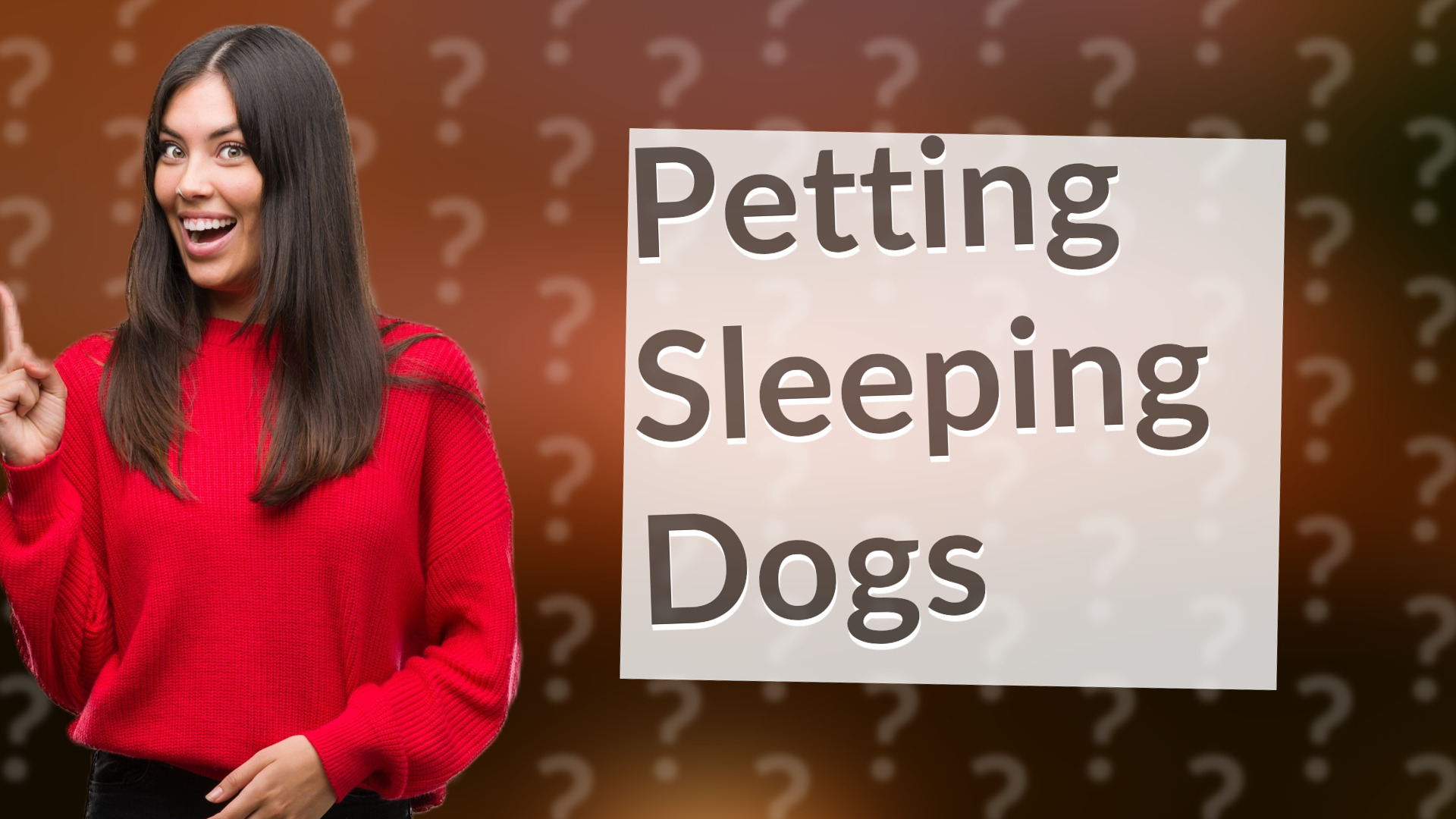 Petting Sleeping Dogs