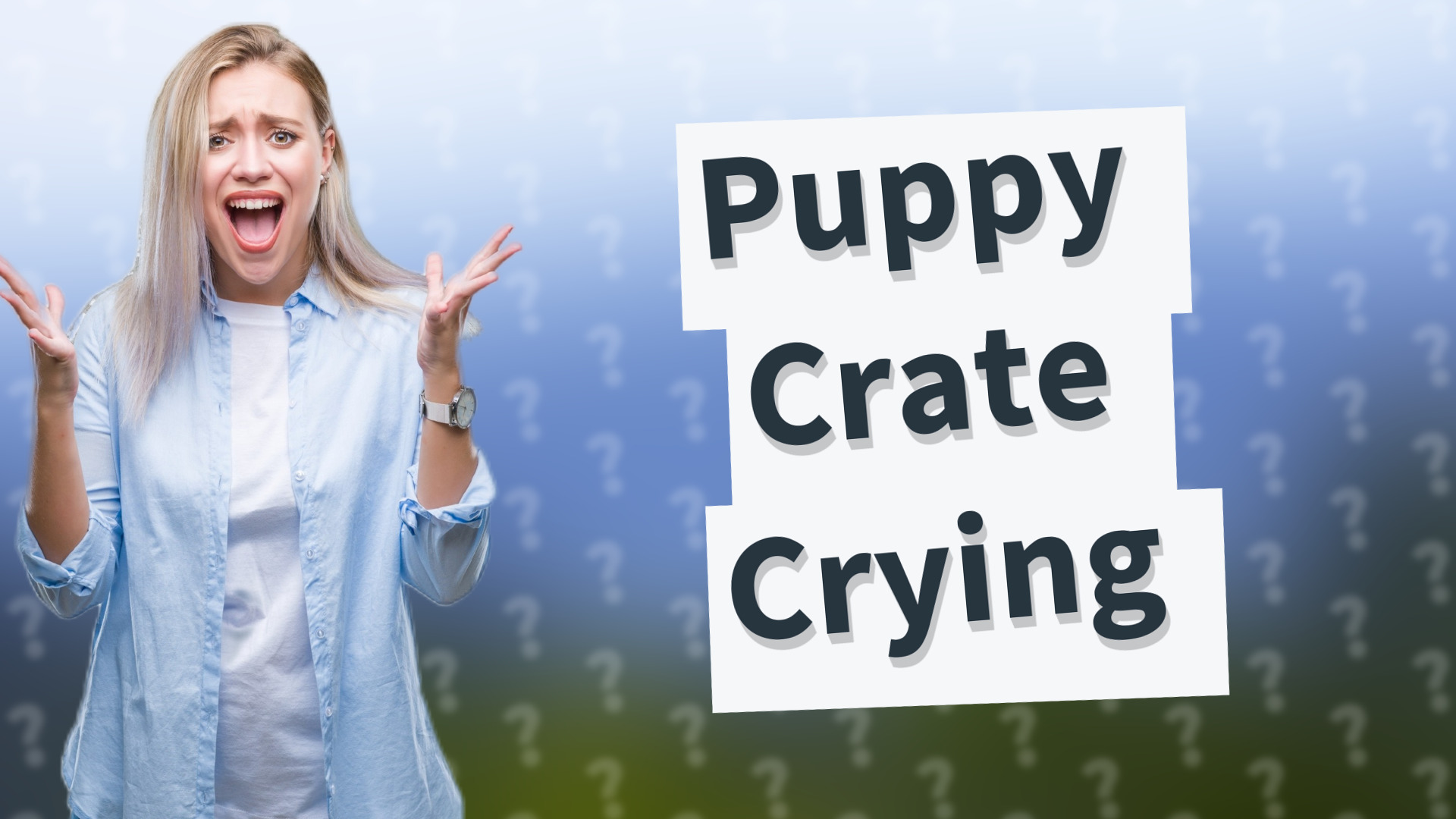 Puppy Crate Crying
