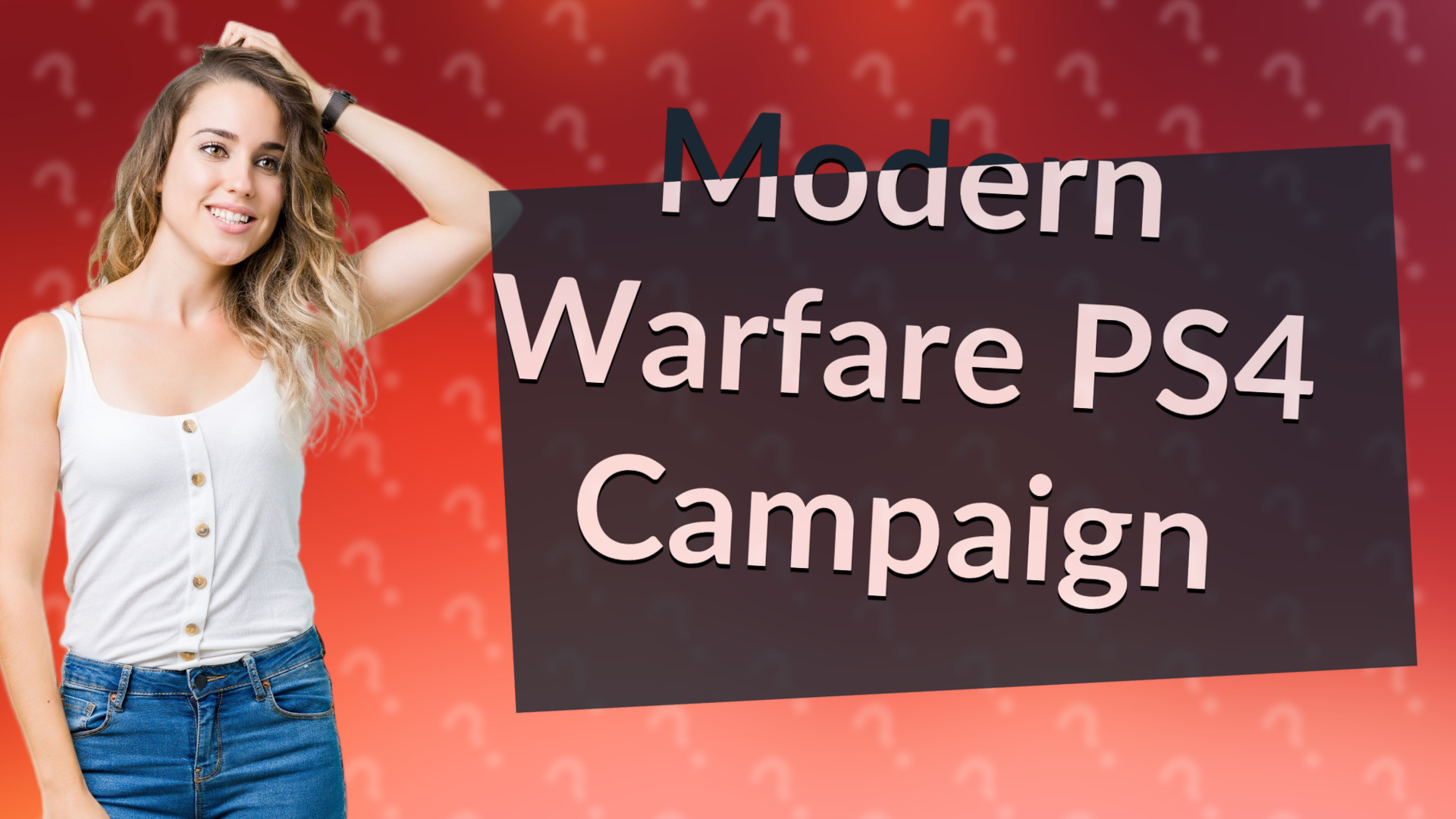 Modern Warfare PS4 Campaign