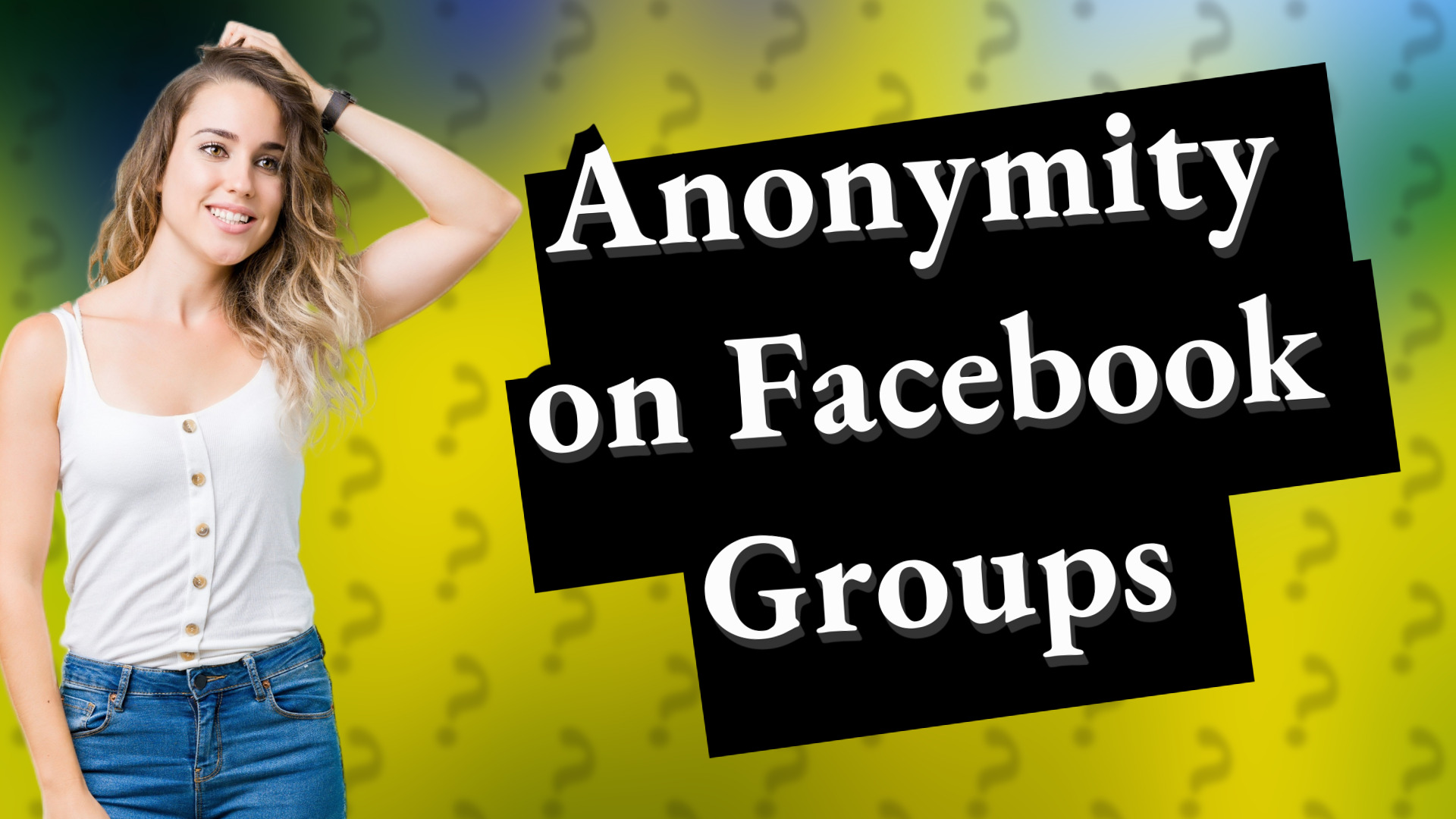 Anonymity on Facebook Groups