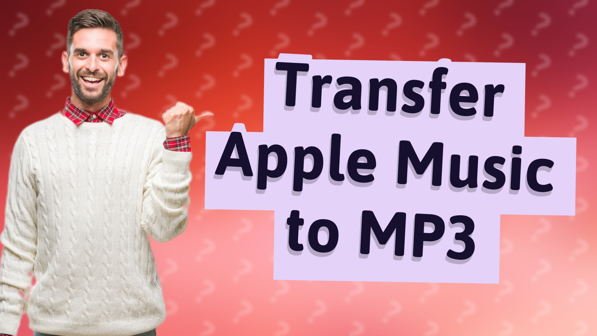 Transfer Apple Music to MP3