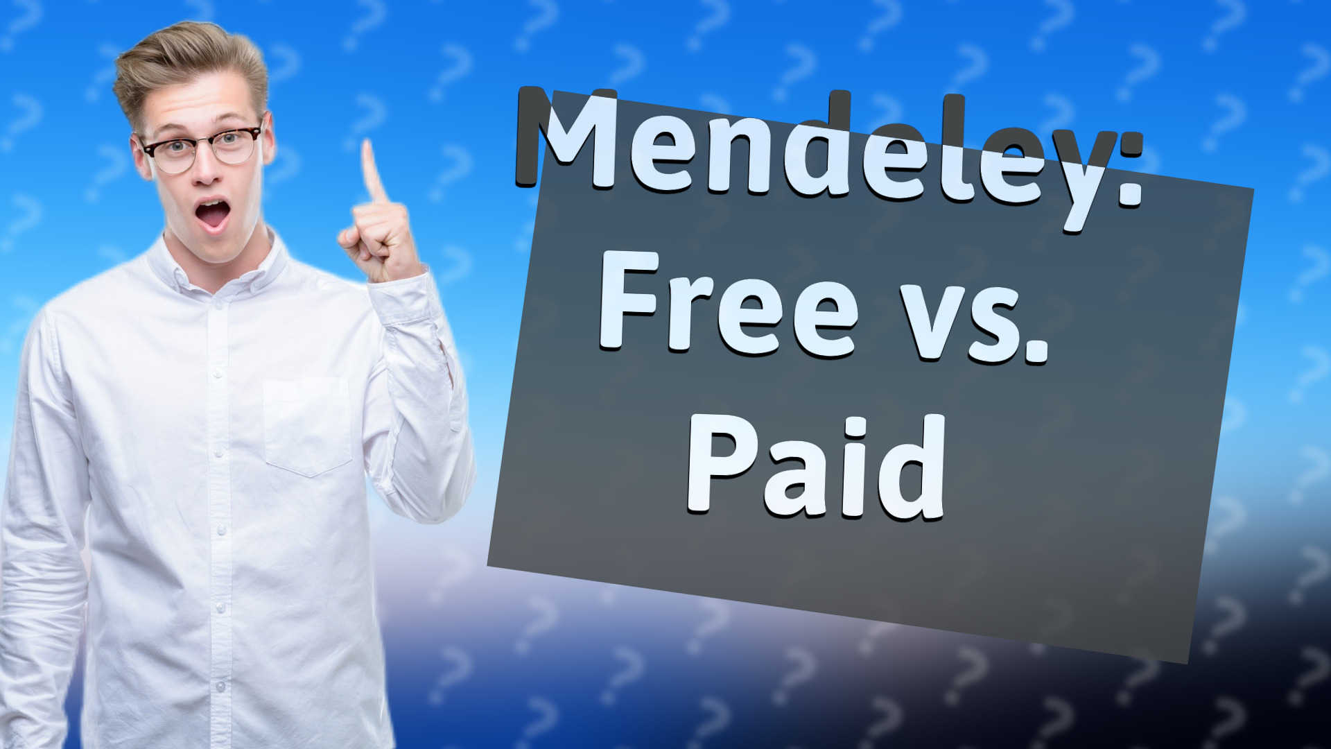 Mendeley: Free vs. Paid
