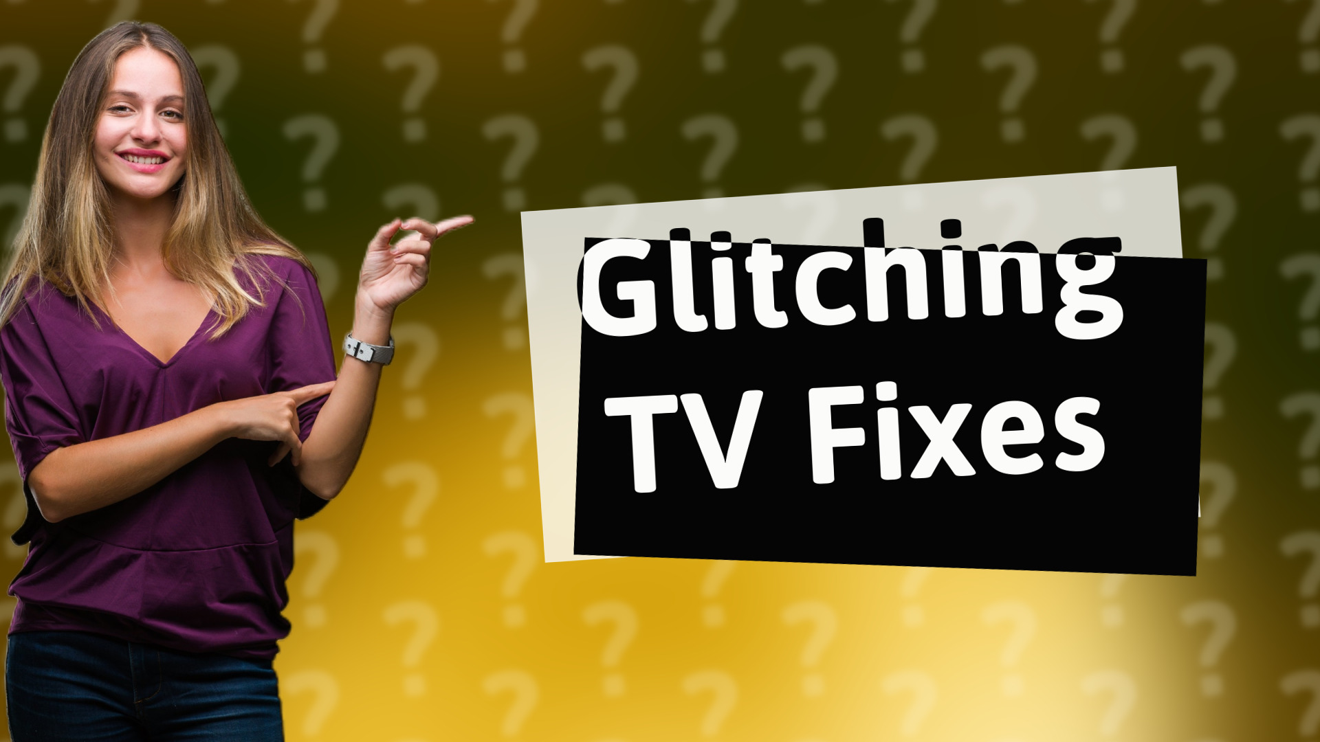 Glitching TV Fixes