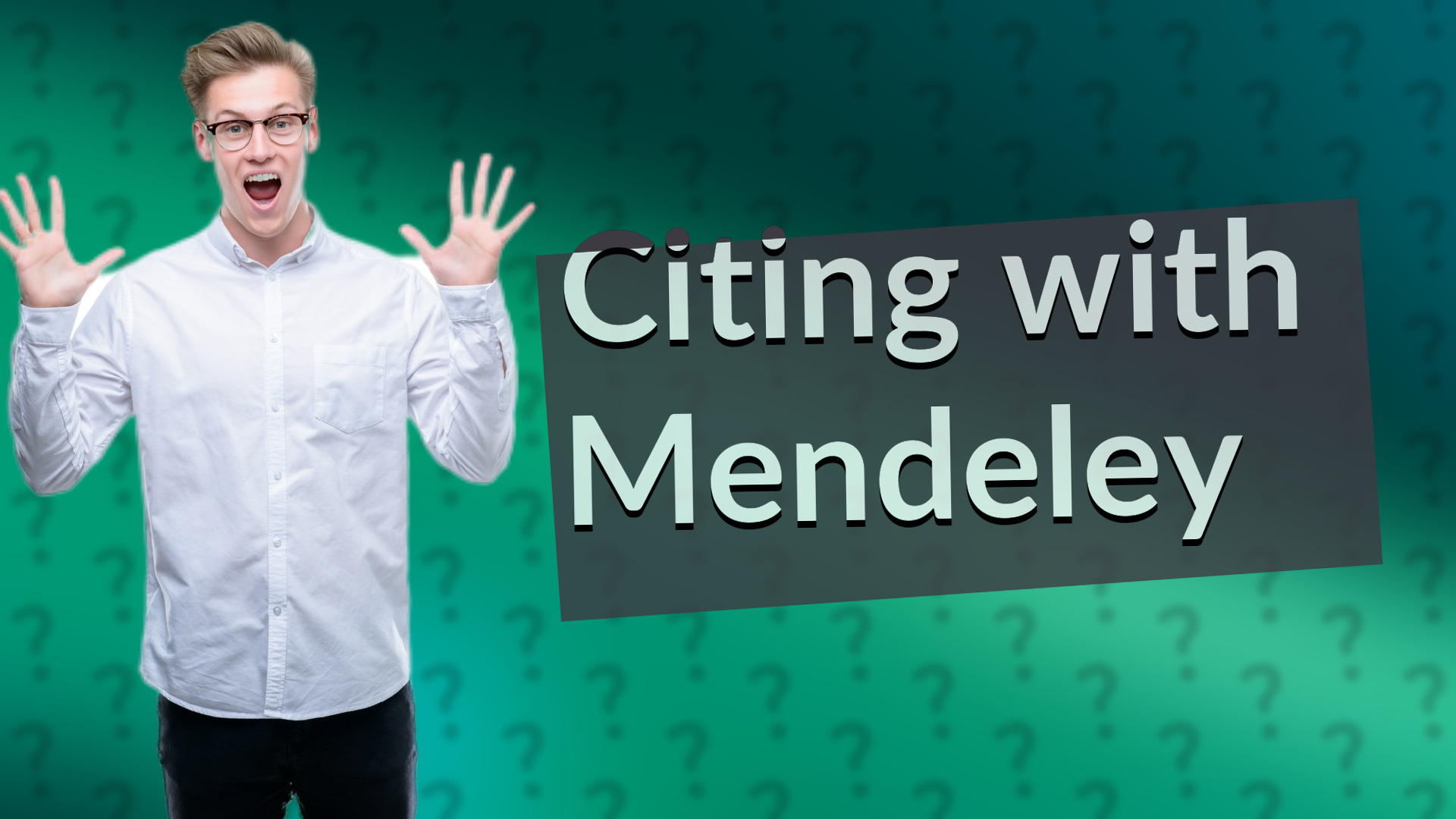Citing with Mendeley