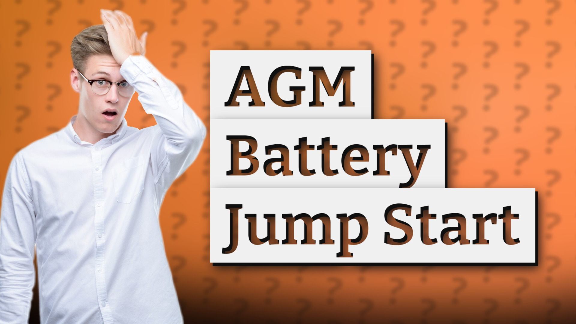 AGM Battery Jump Start