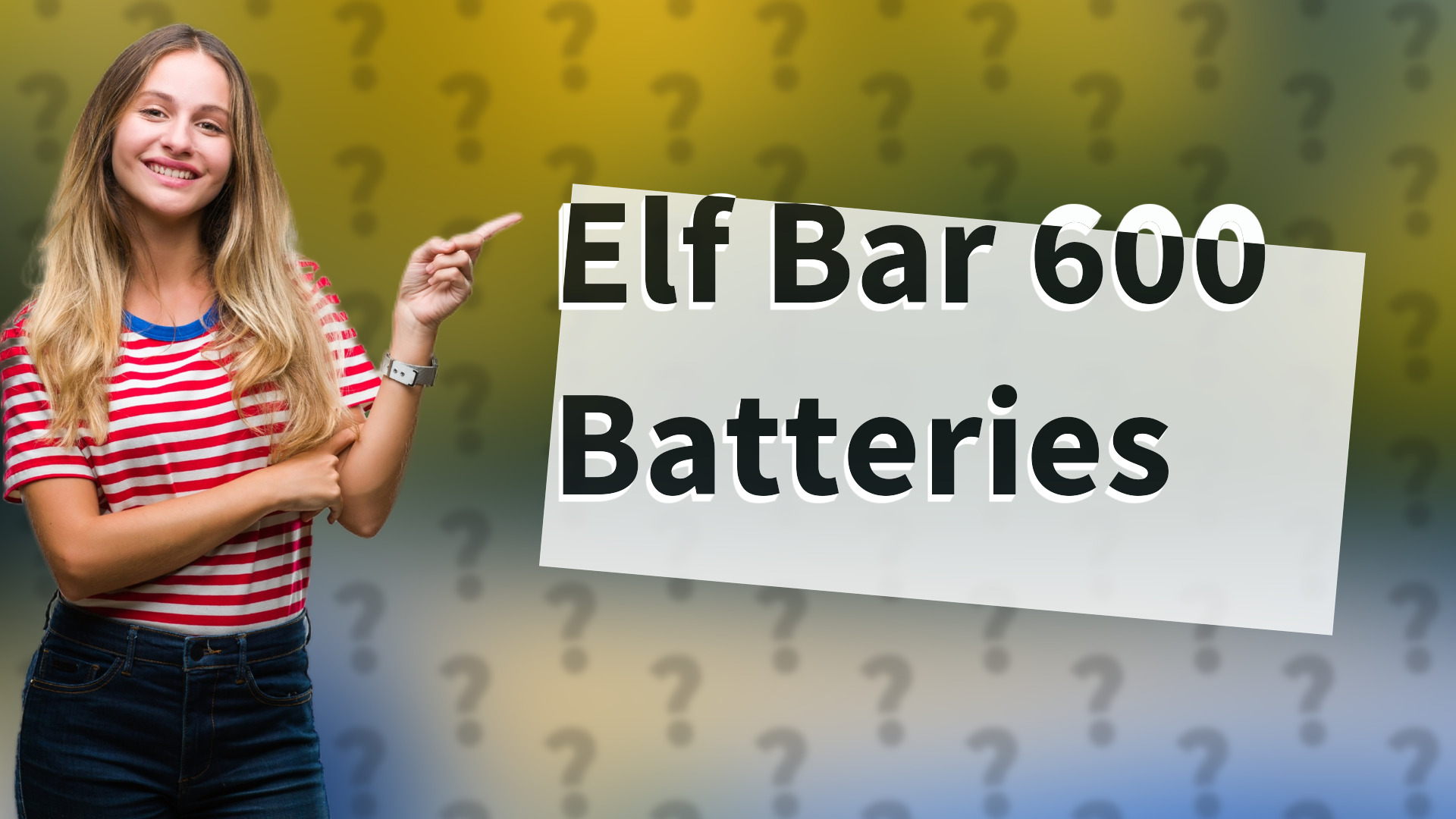 Elf Bar 600 Batteries