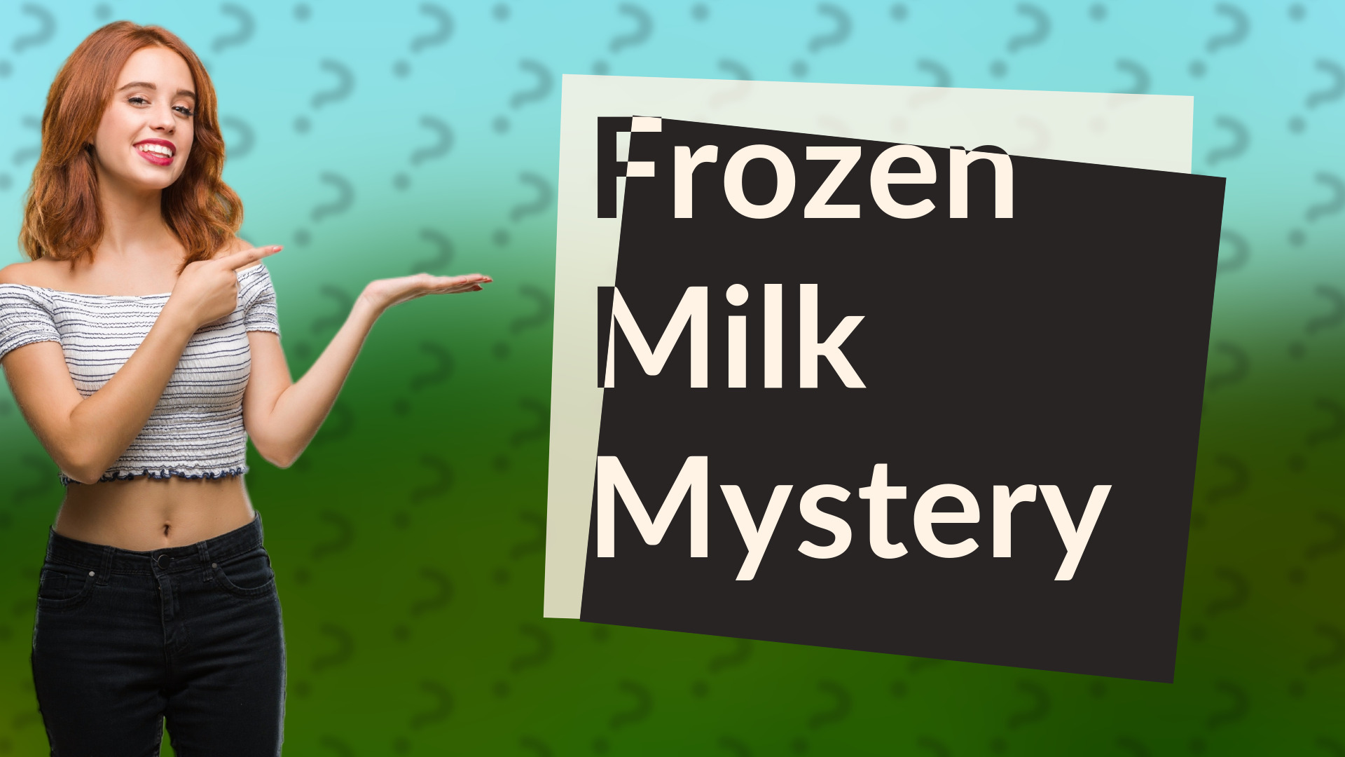 Frozen Milk Mystery