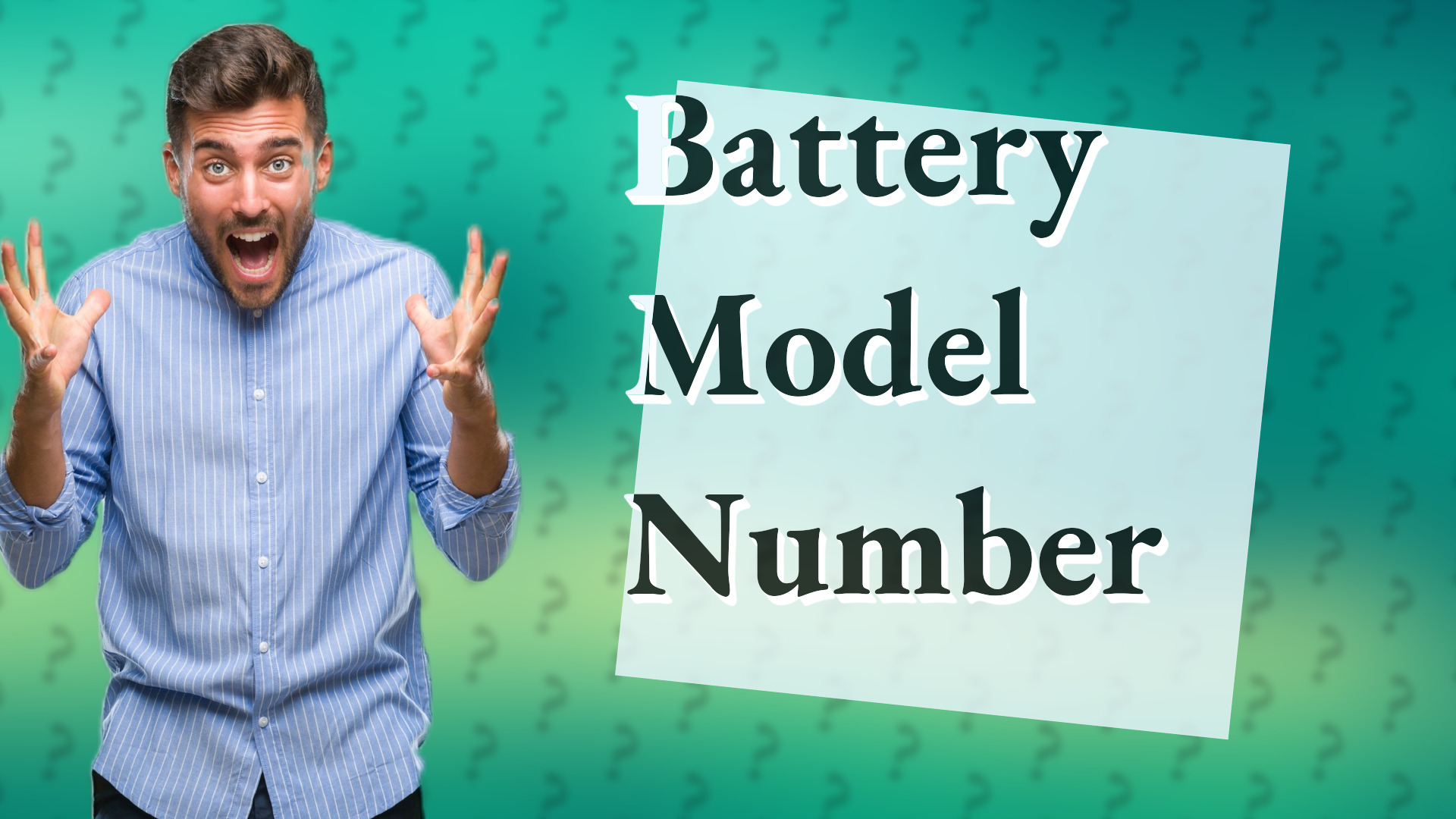 Battery Model Number