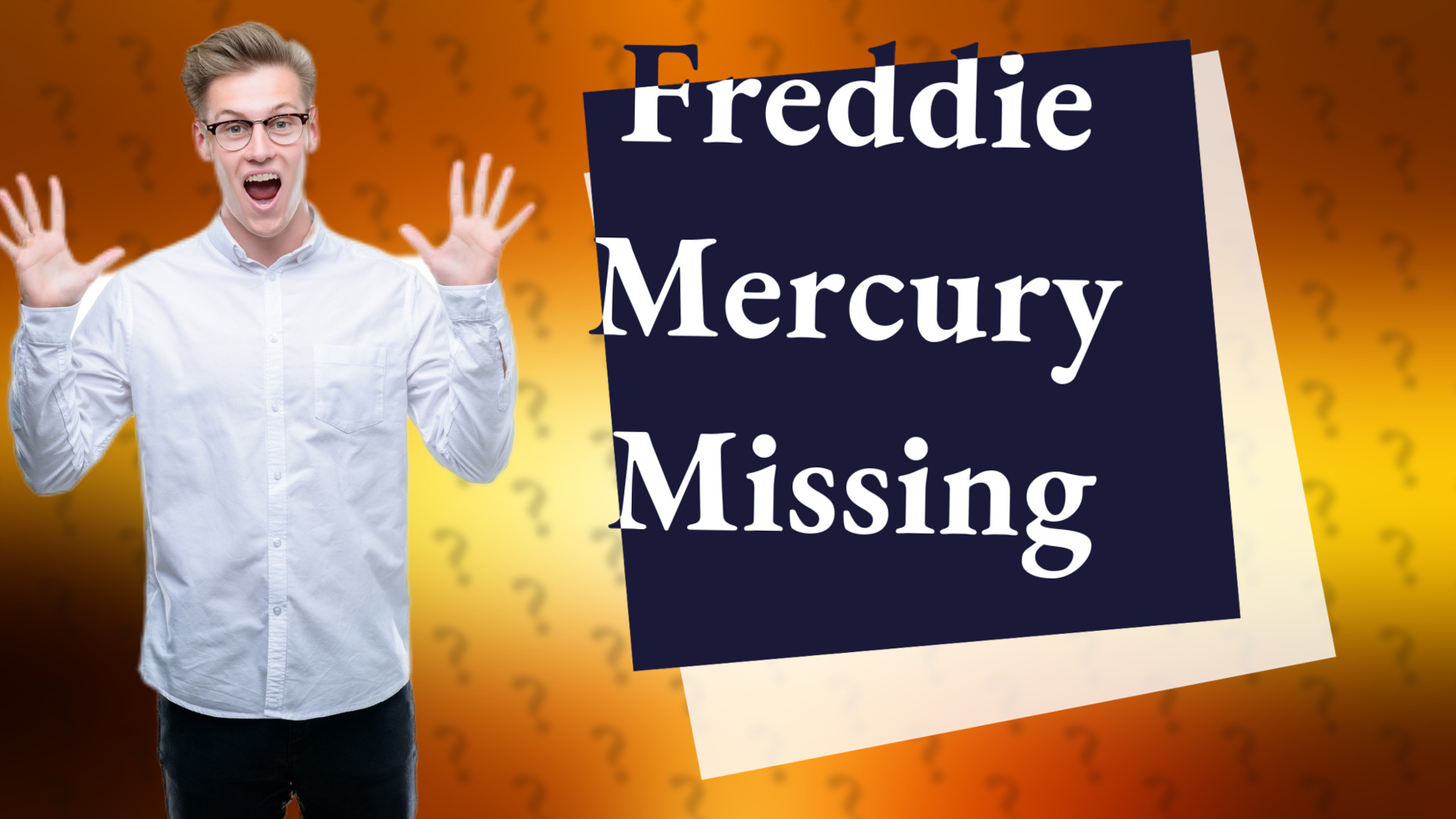 Freddie Mercury Missing
