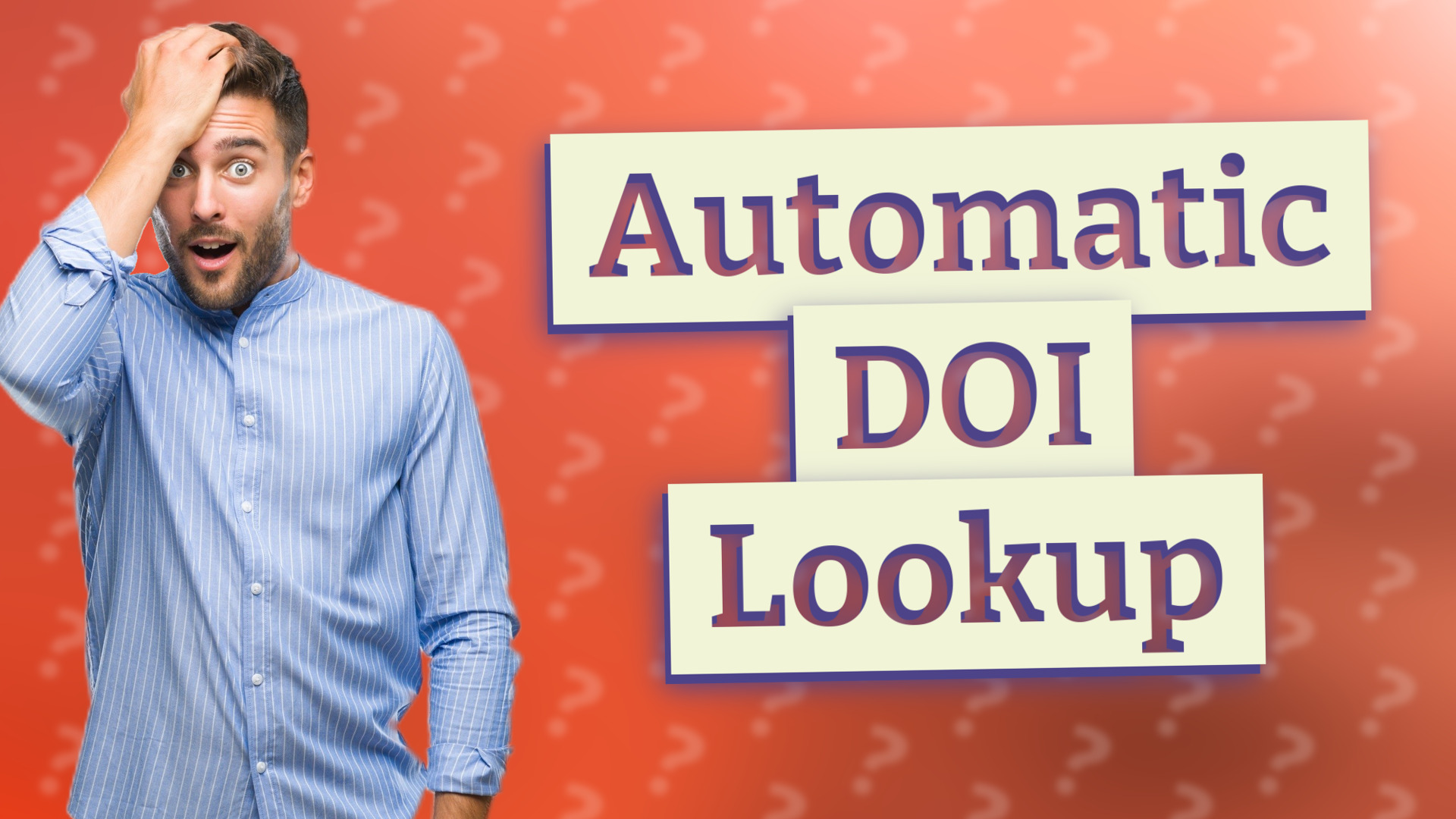 Automatic DOI Lookup