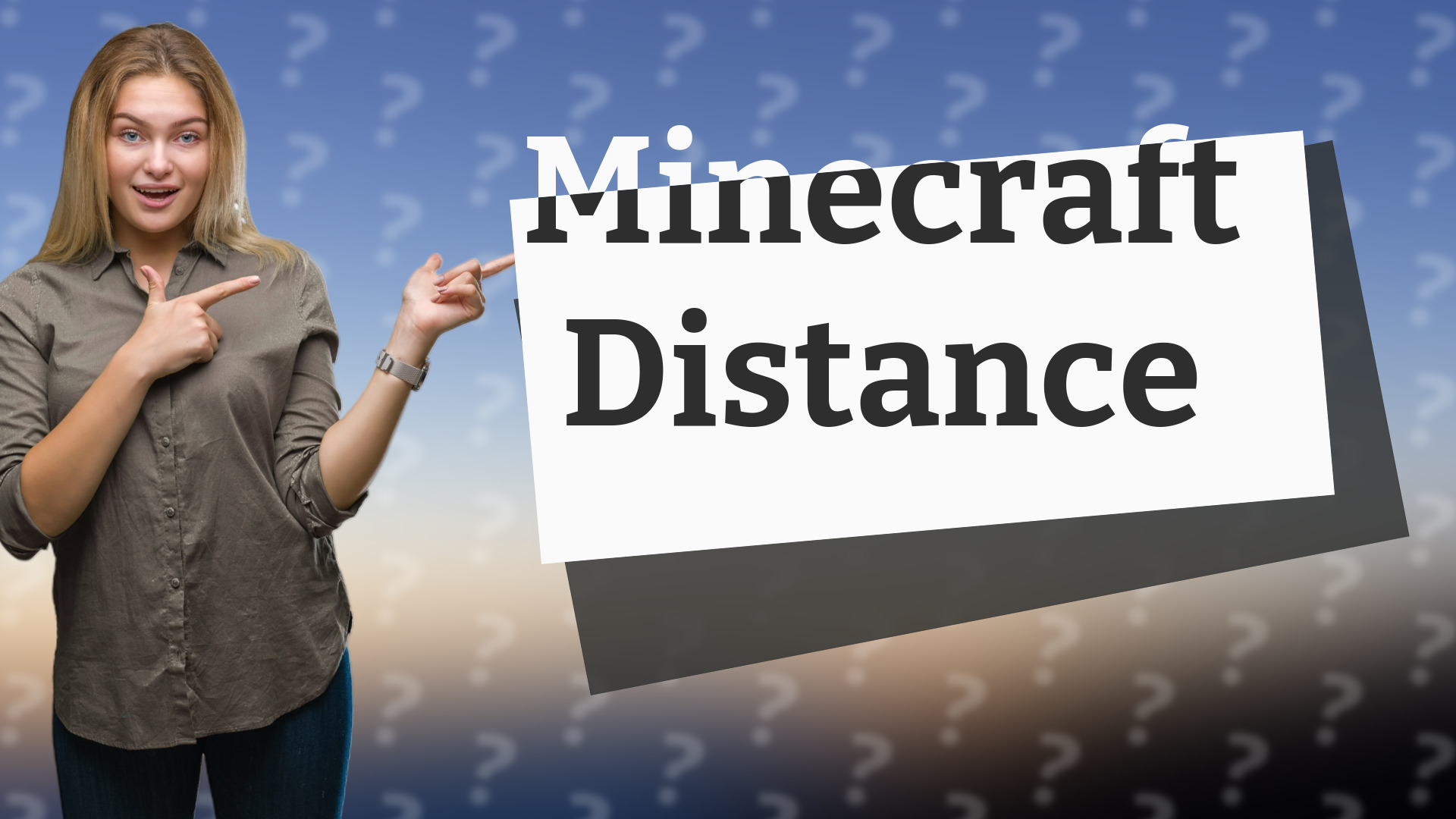 Minecraft Distance
