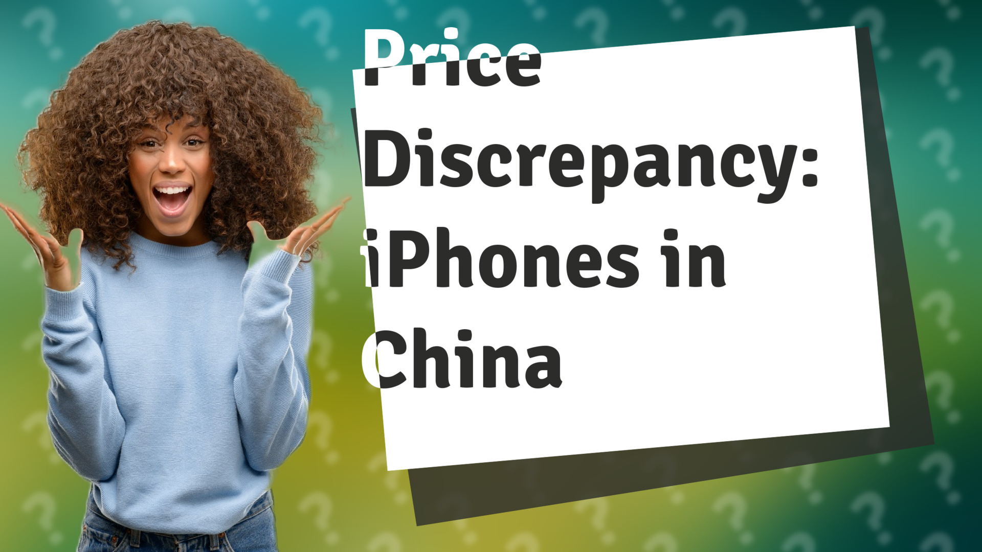 Price Discrepancy: iPhones in China