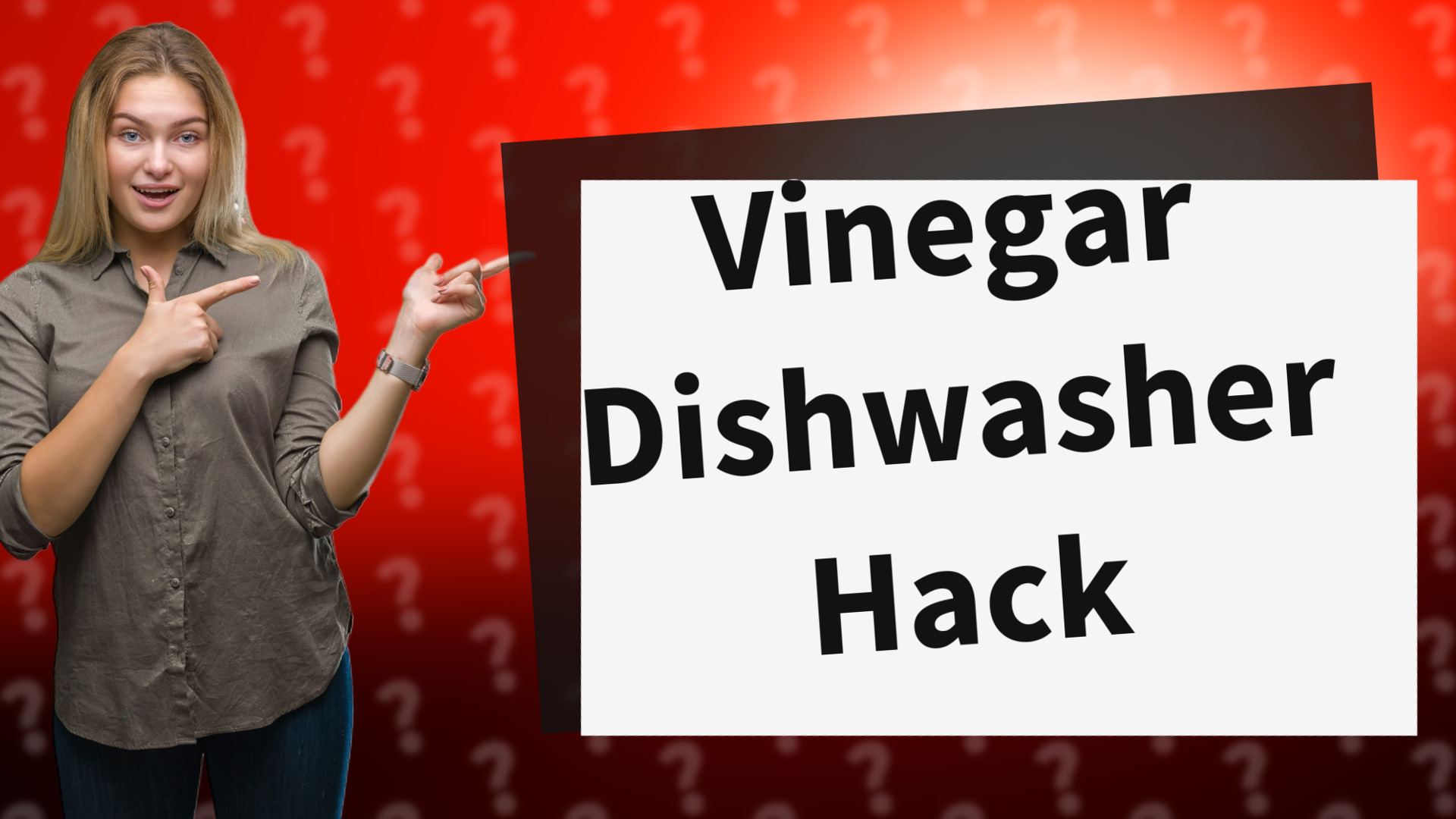 Vinegar Dishwasher Hack