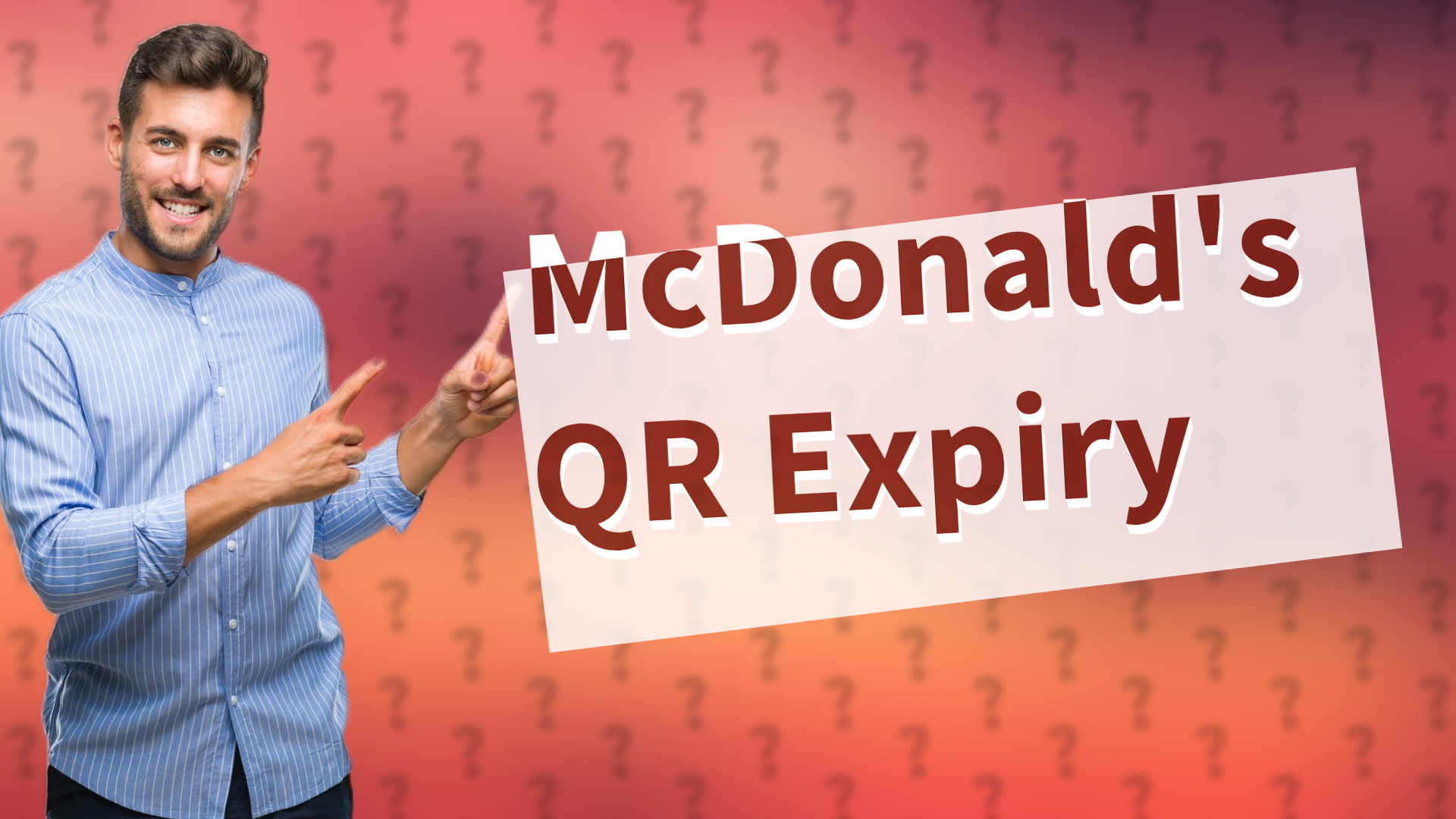 McDonald's QR Expiry