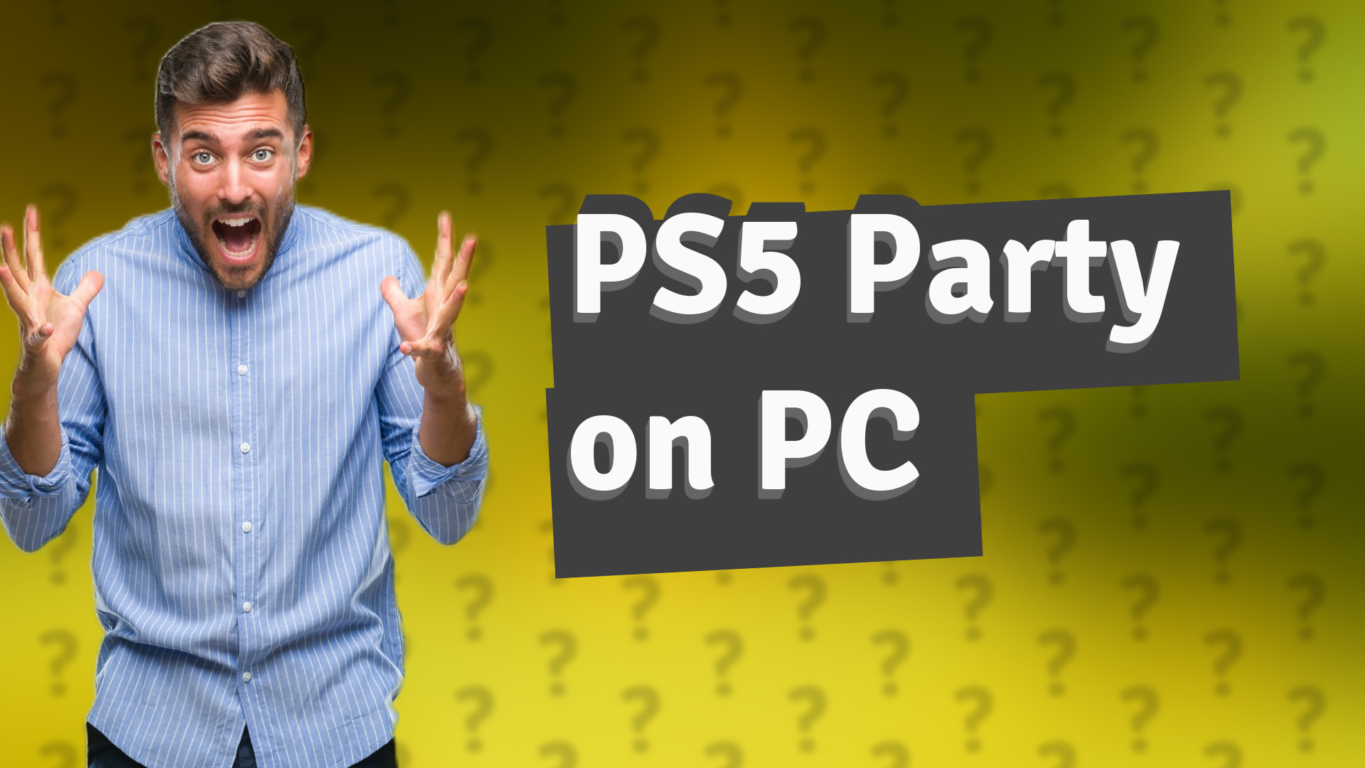 PS5 Party on PC