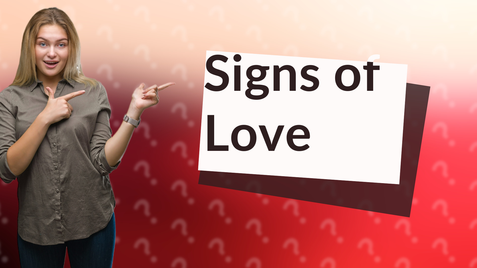 Signs of Love