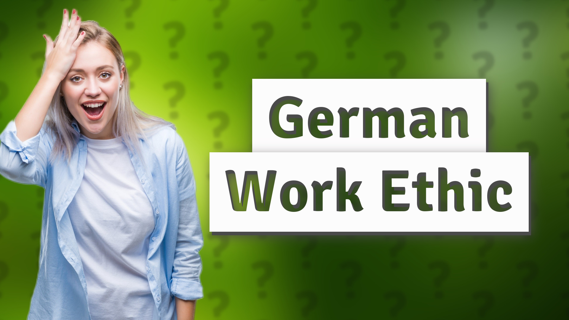 German Work Ethic