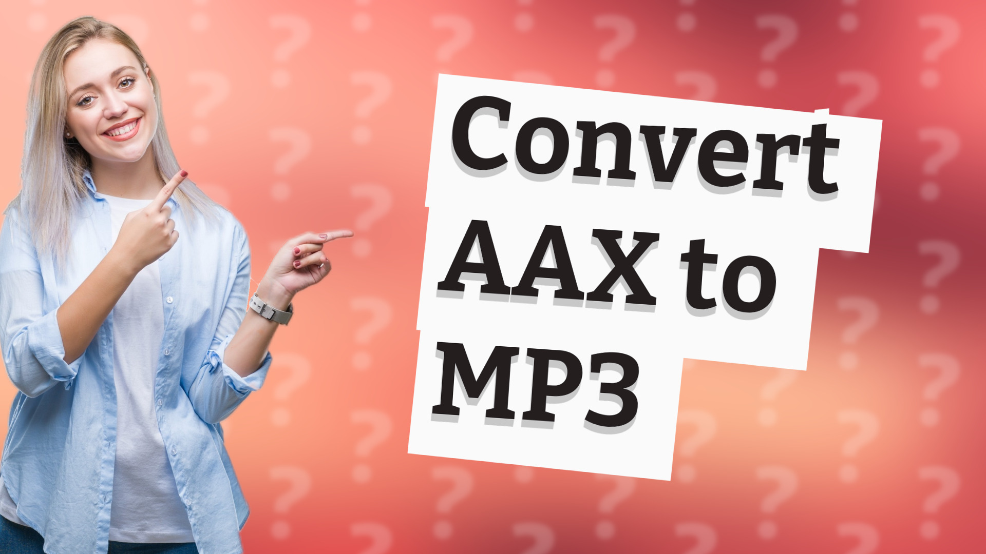Convert AAX to MP3