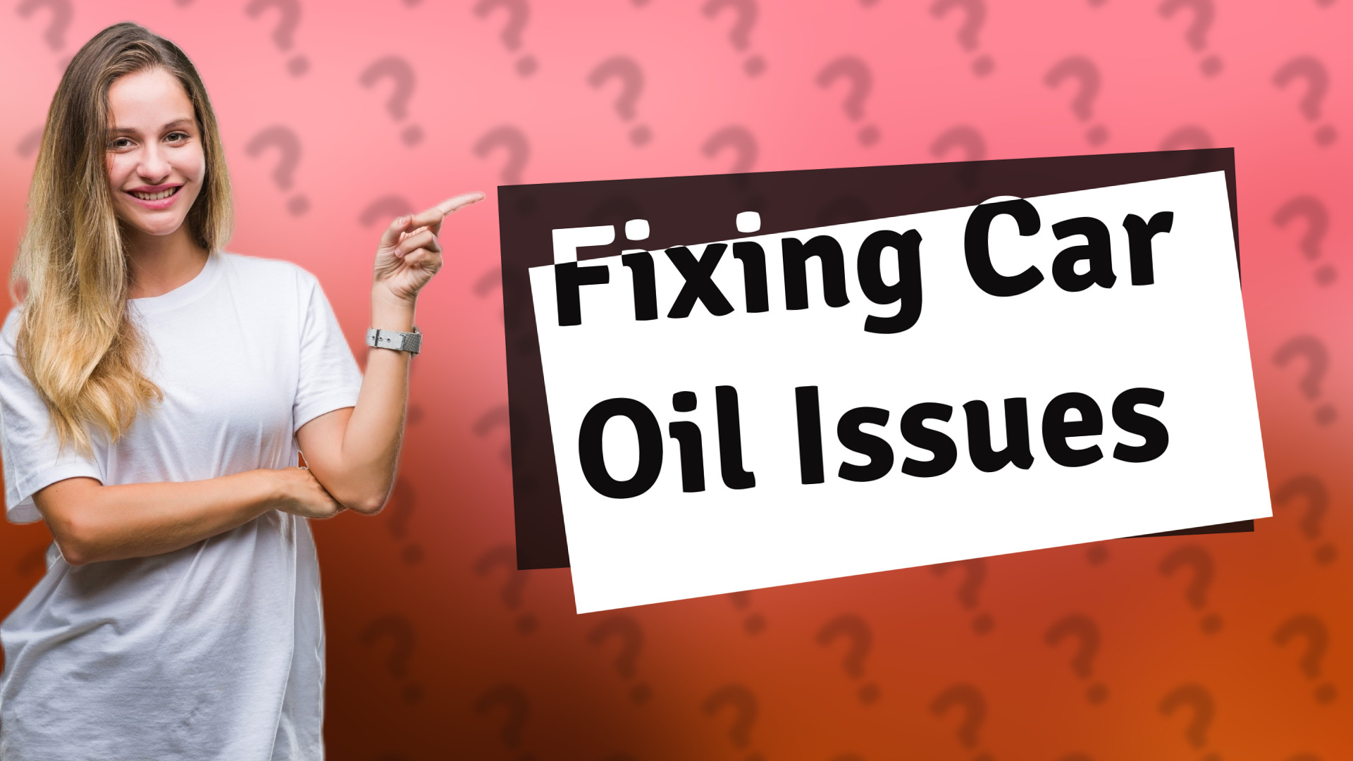 Fixing Car Oil Issues
