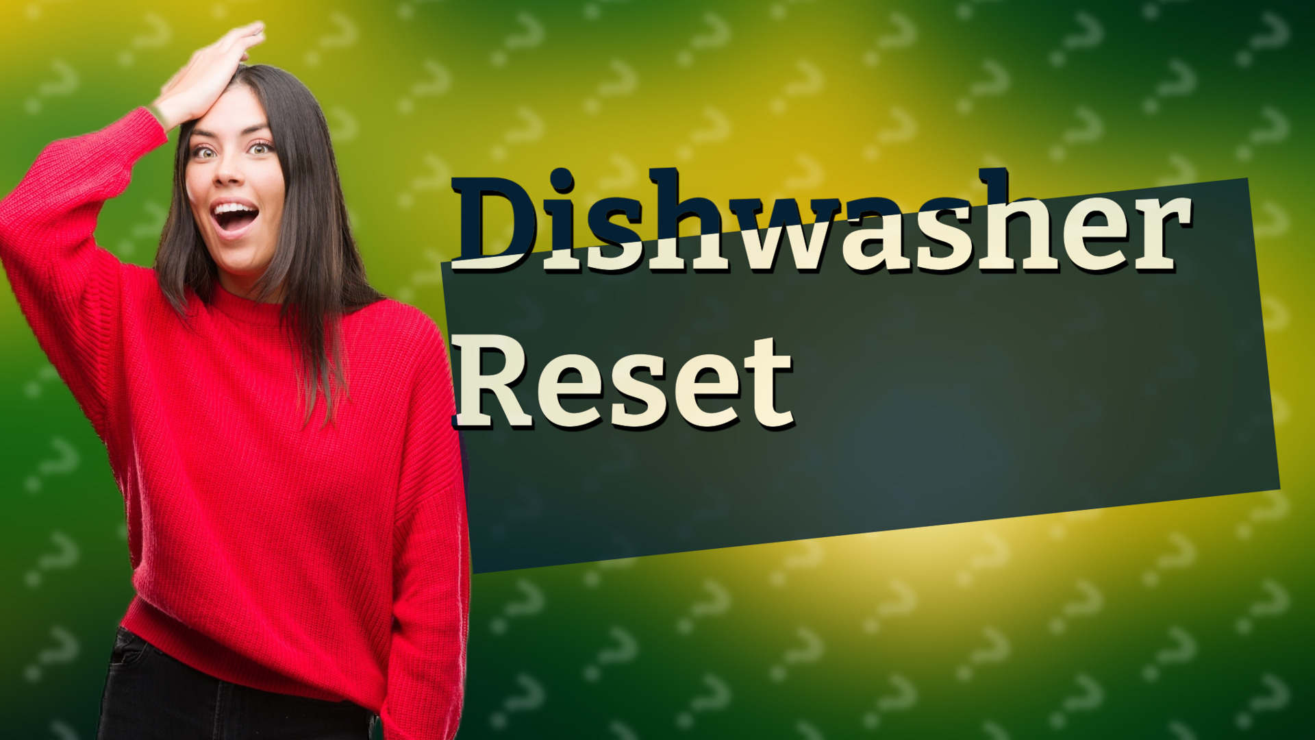 Dishwasher Reset