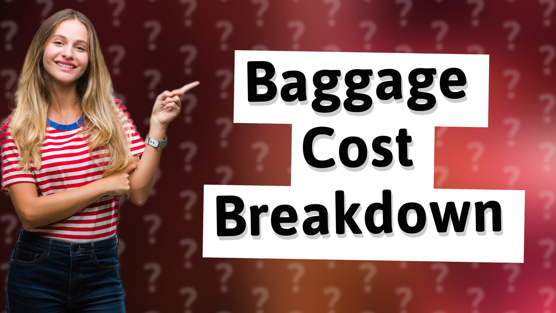 Baggage Cost Breakdown