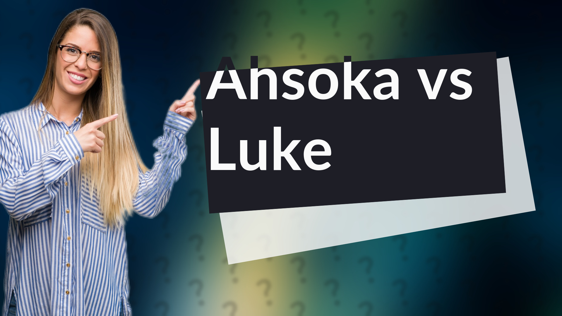 Ahsoka vs Luke
