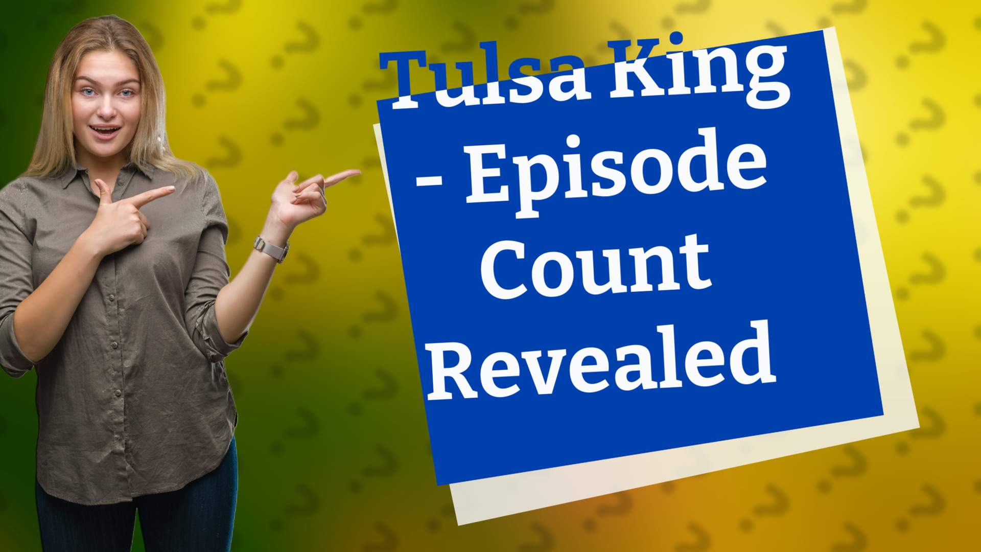 Tulsa King - Episode Count Revealed