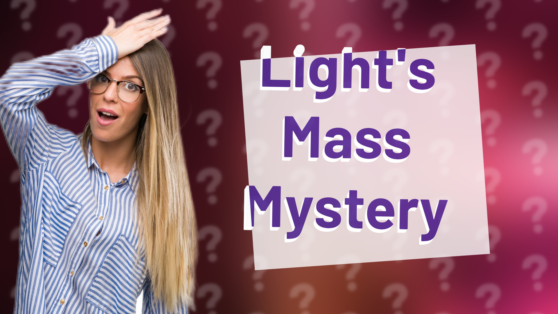 Light's Mass Mystery