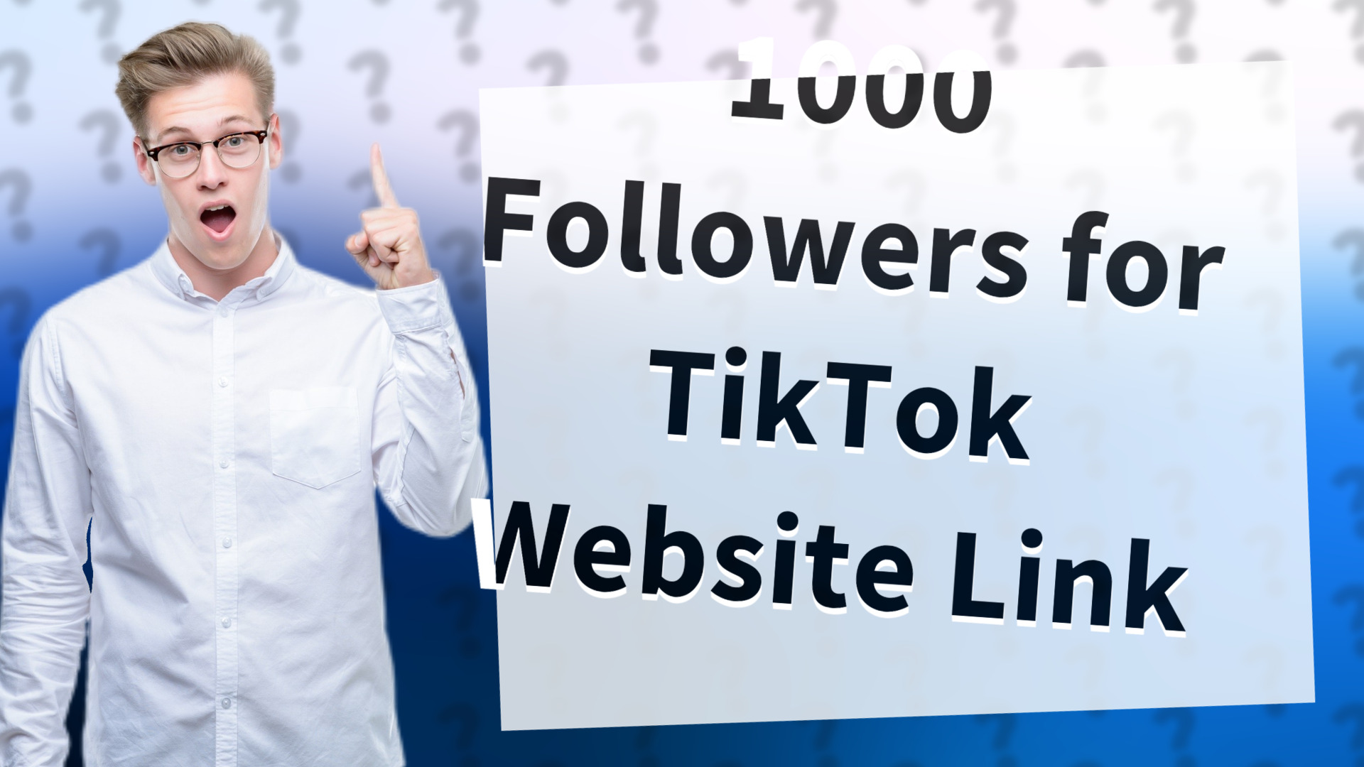 1000 Followers for TikTok Website Link