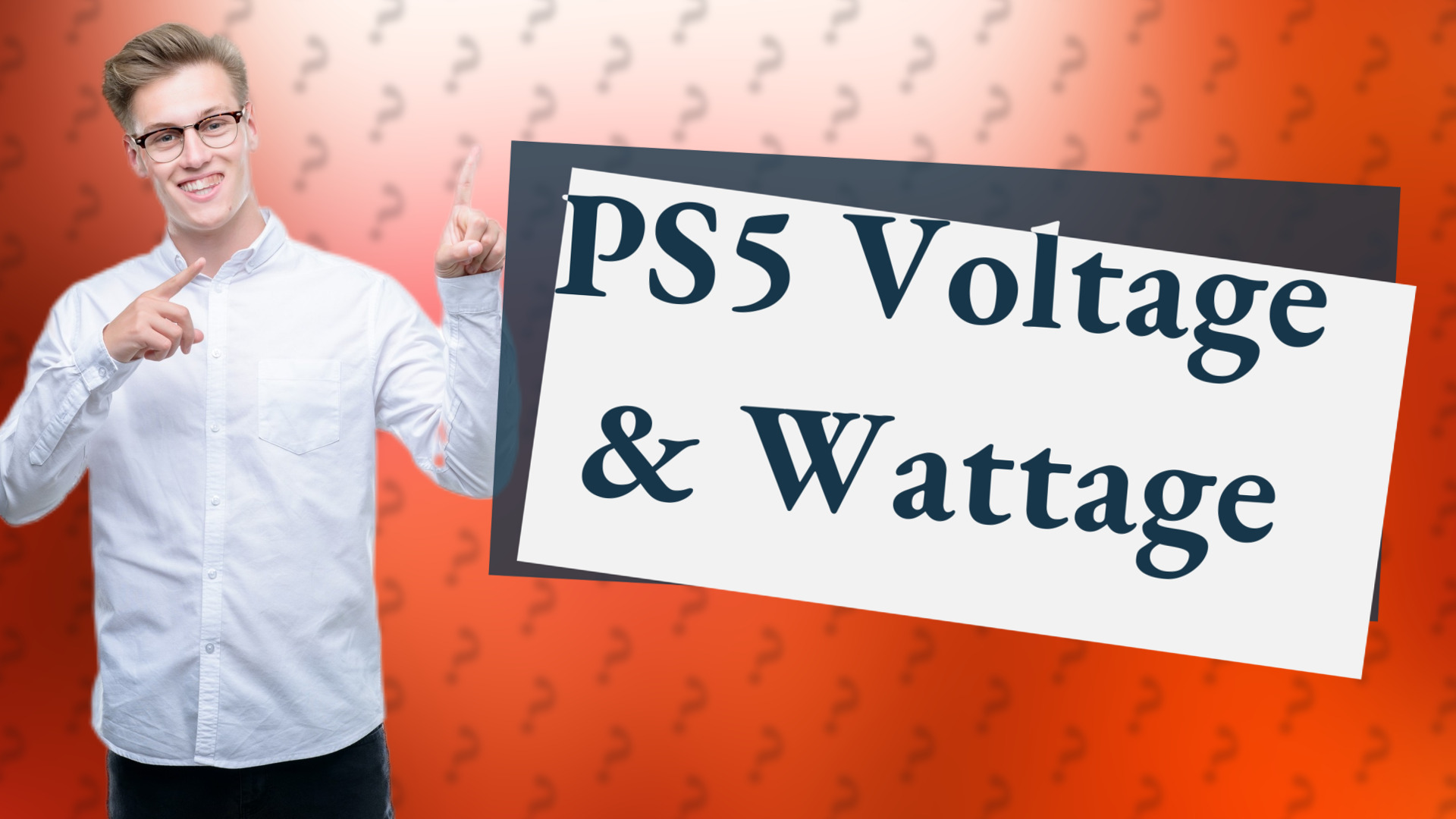 PS5 Voltage & Wattage