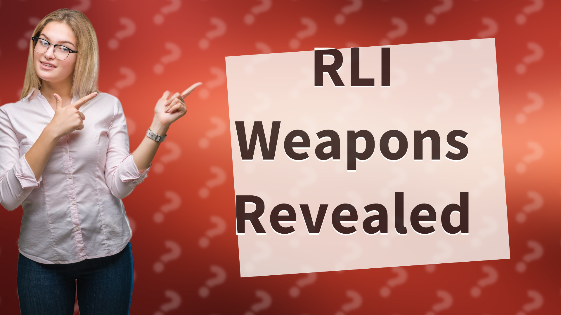 RLI Weapons Revealed