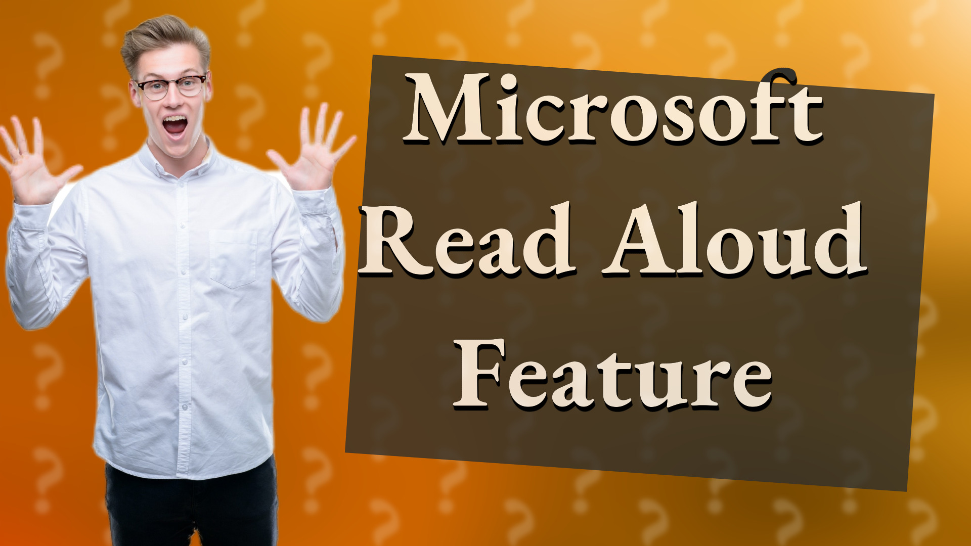 Microsoft Read Aloud Feature