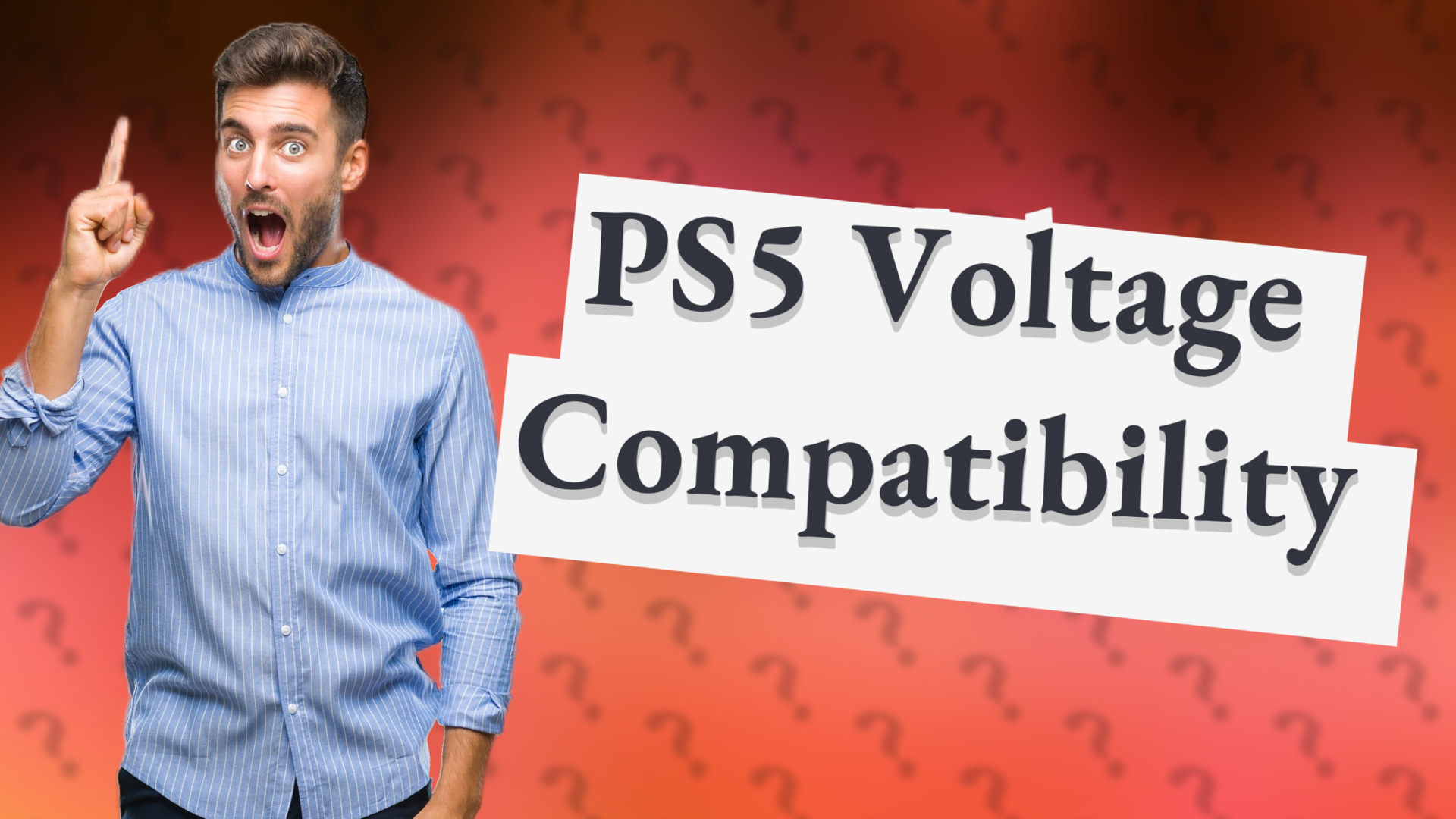 PS5 Voltage Compatibility
