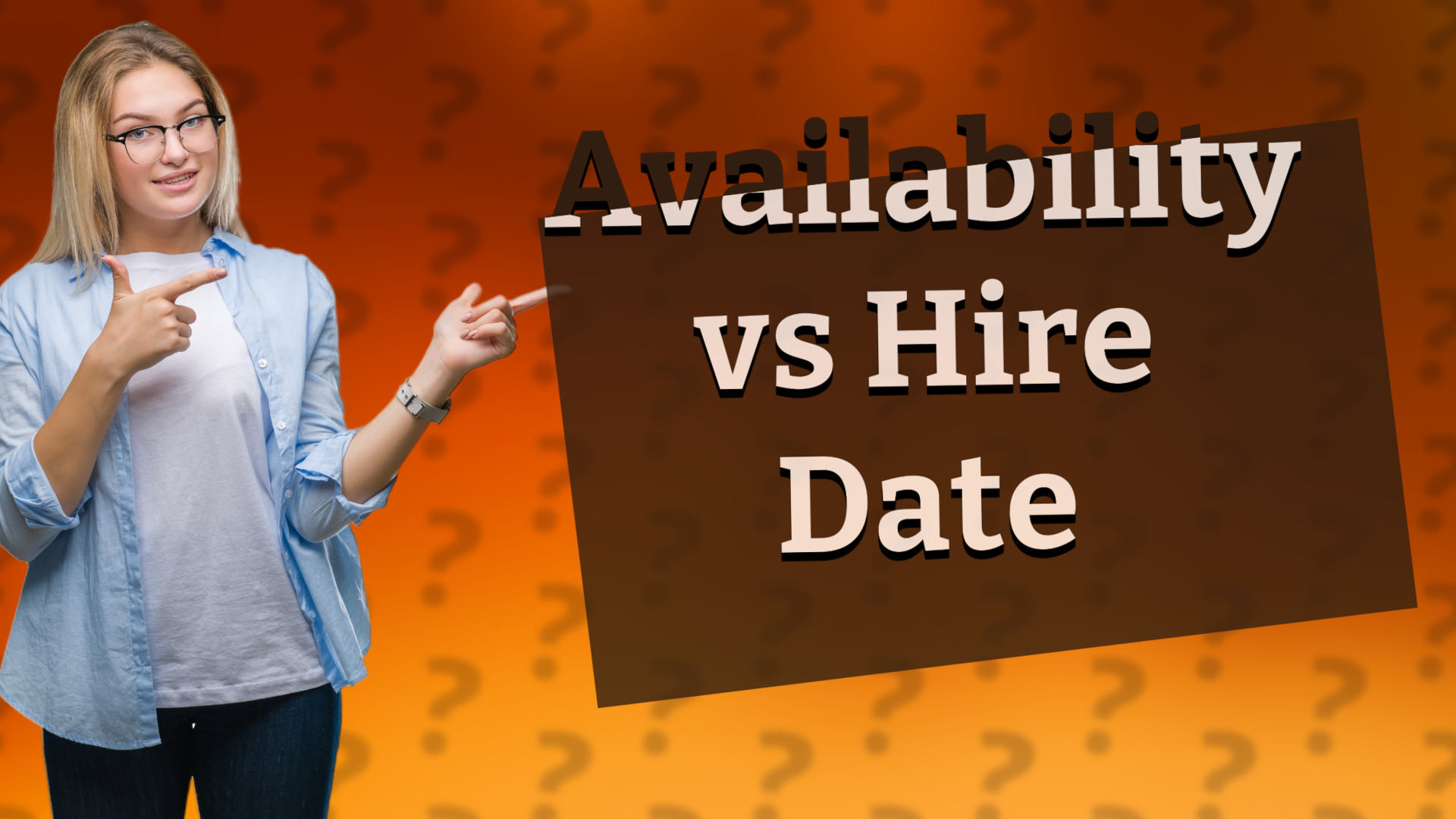 Availability vs Hire Date