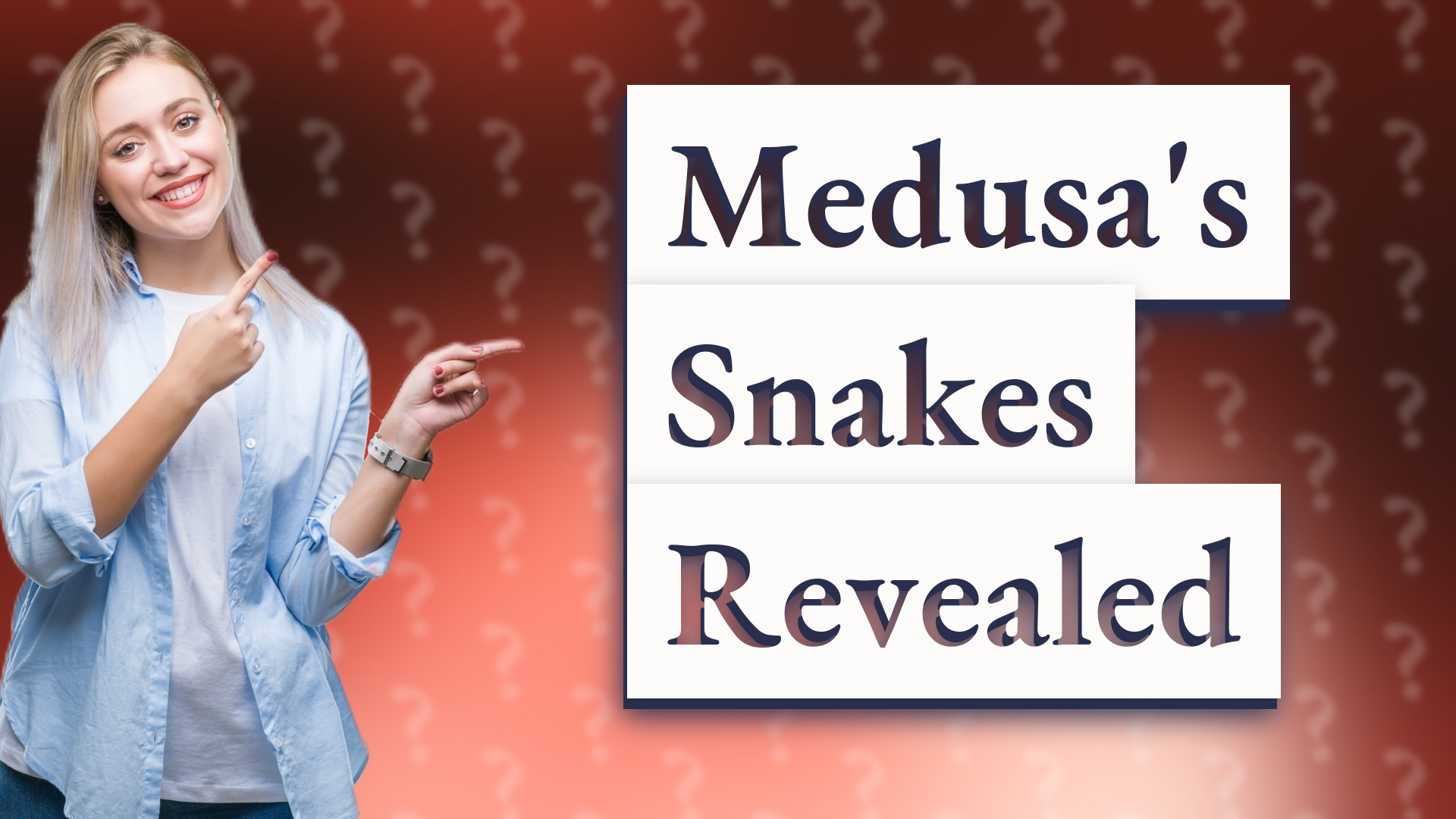 Medusa's Snakes Revealed