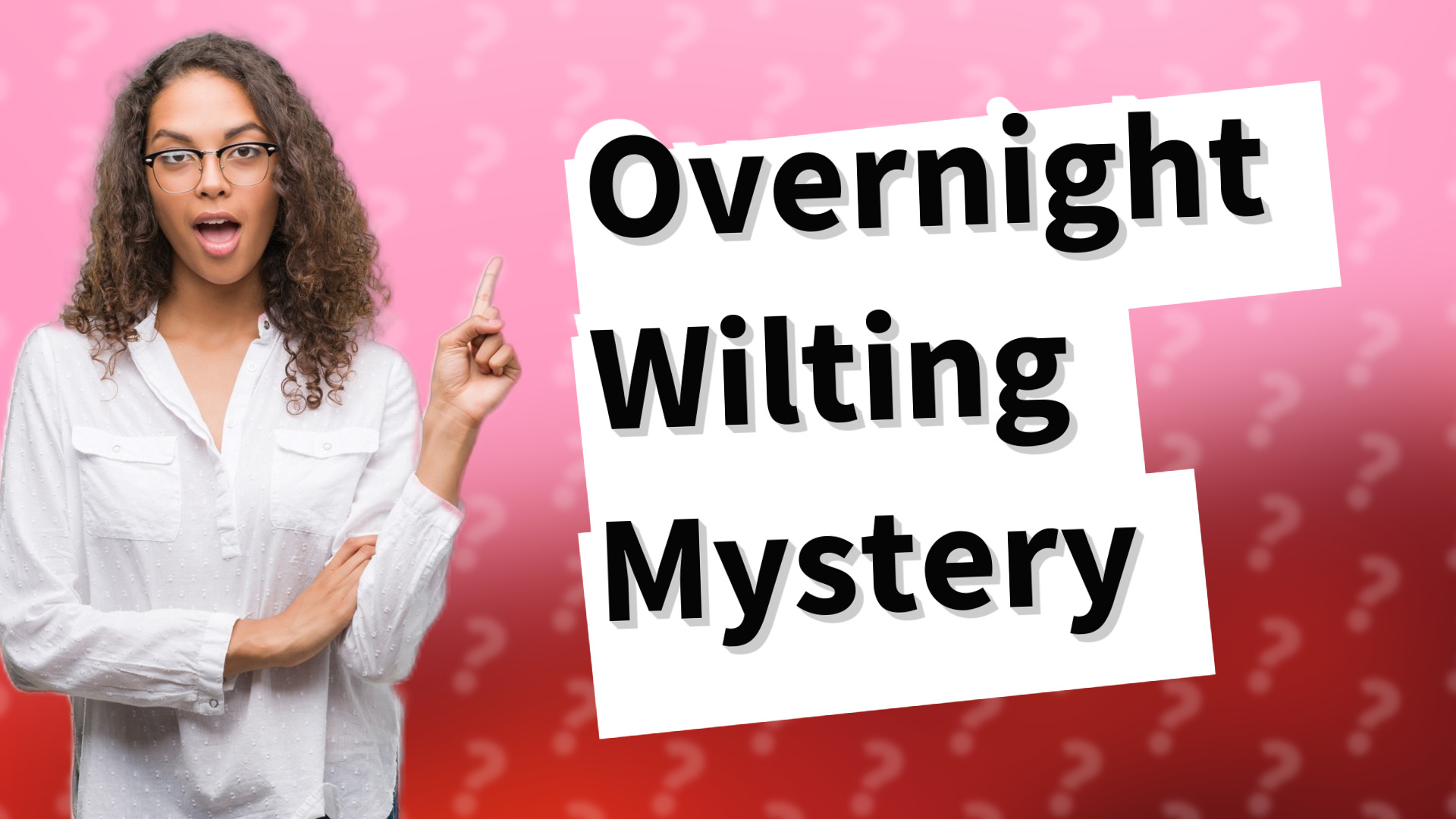 Overnight Wilting Mystery