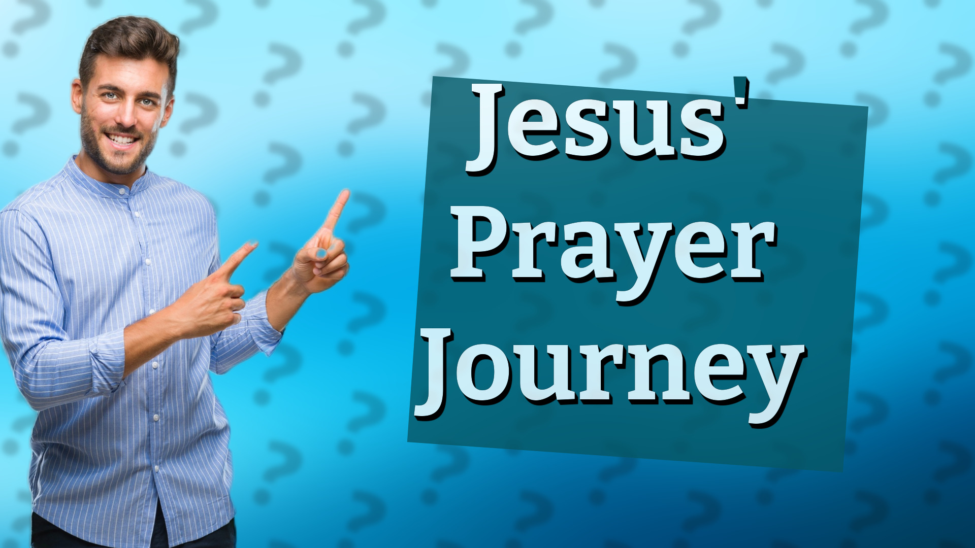 Jesus' Prayer Journey