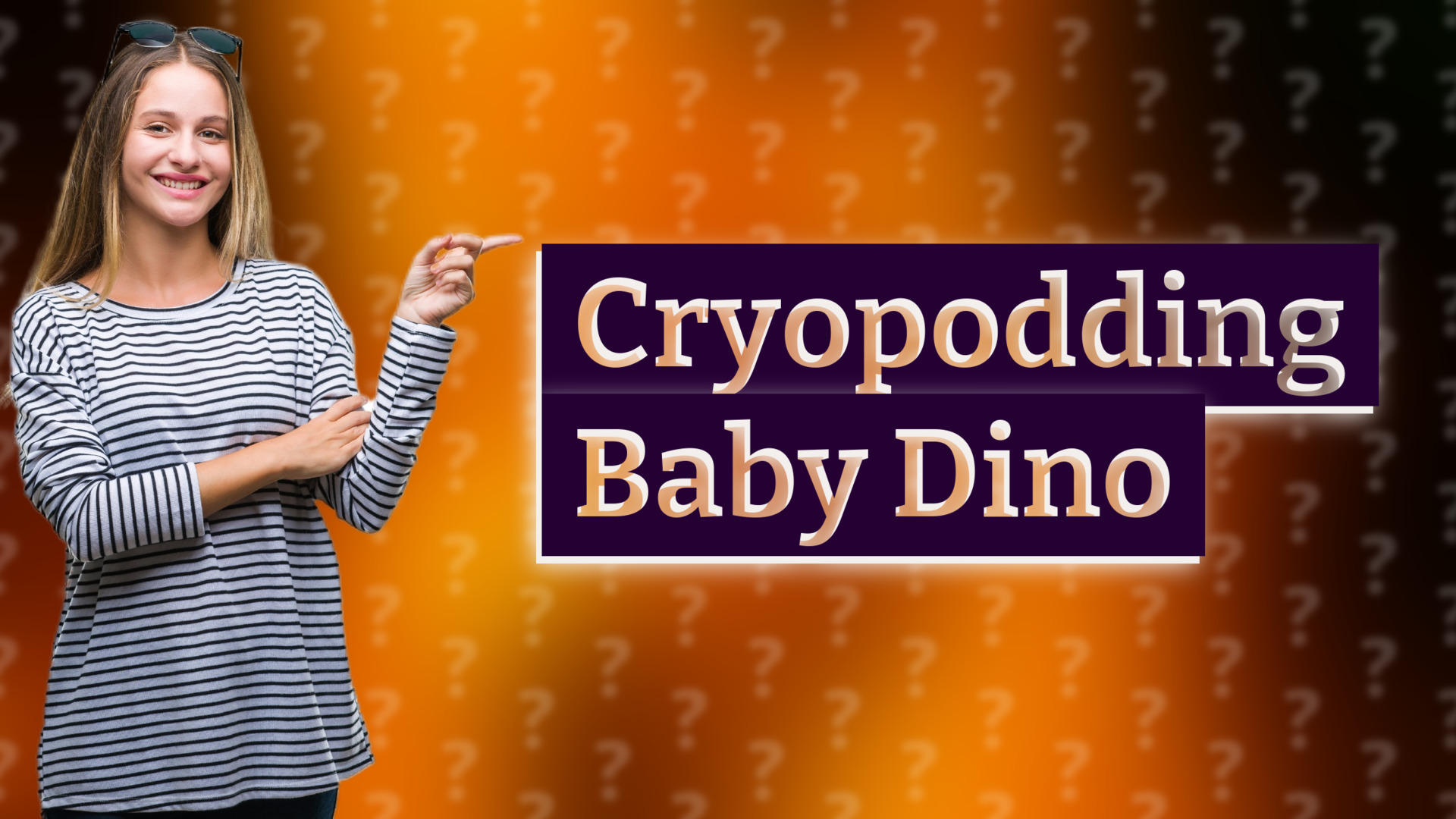 Cryopodding Baby Dino