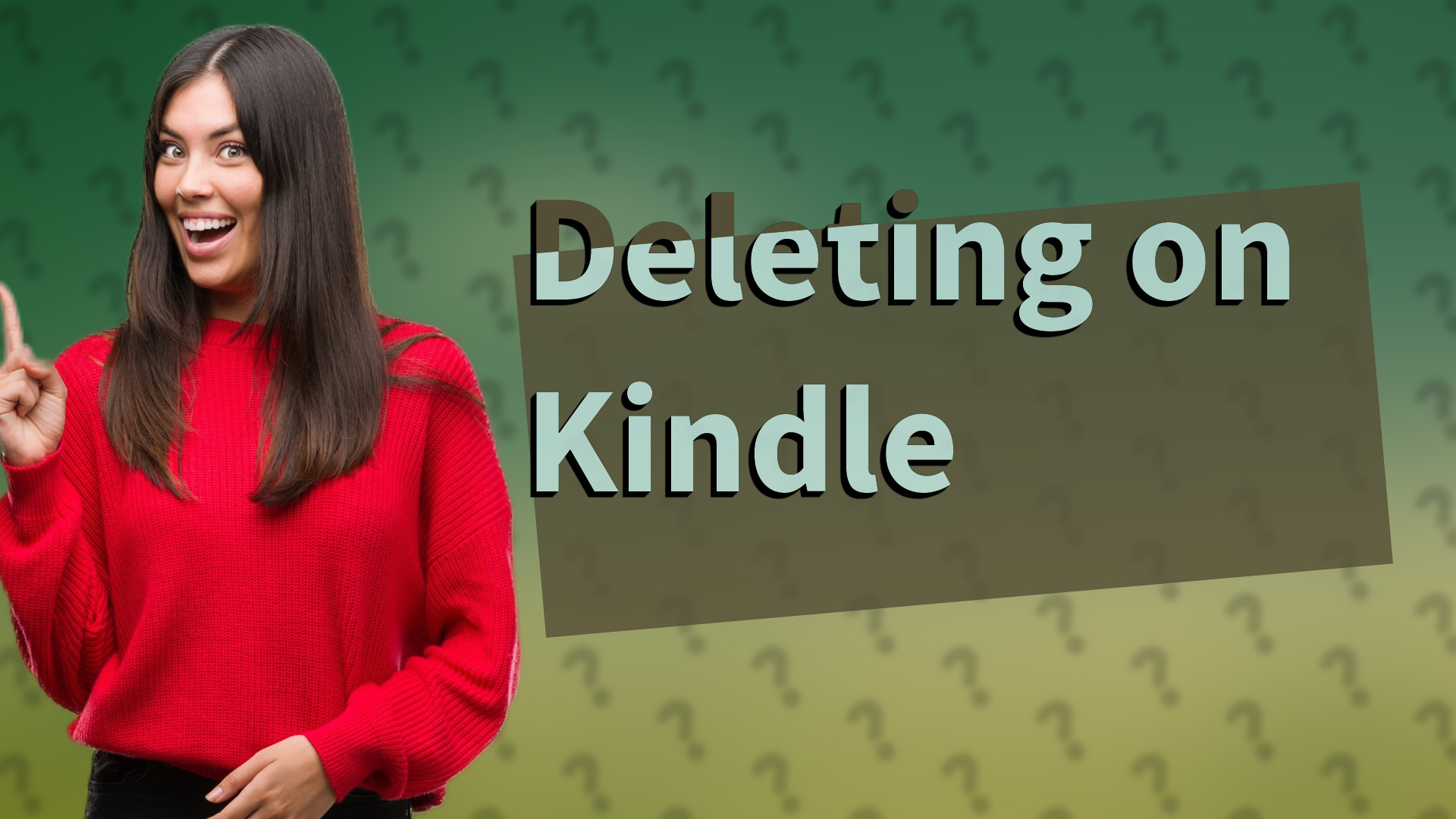 Deleting on Kindle