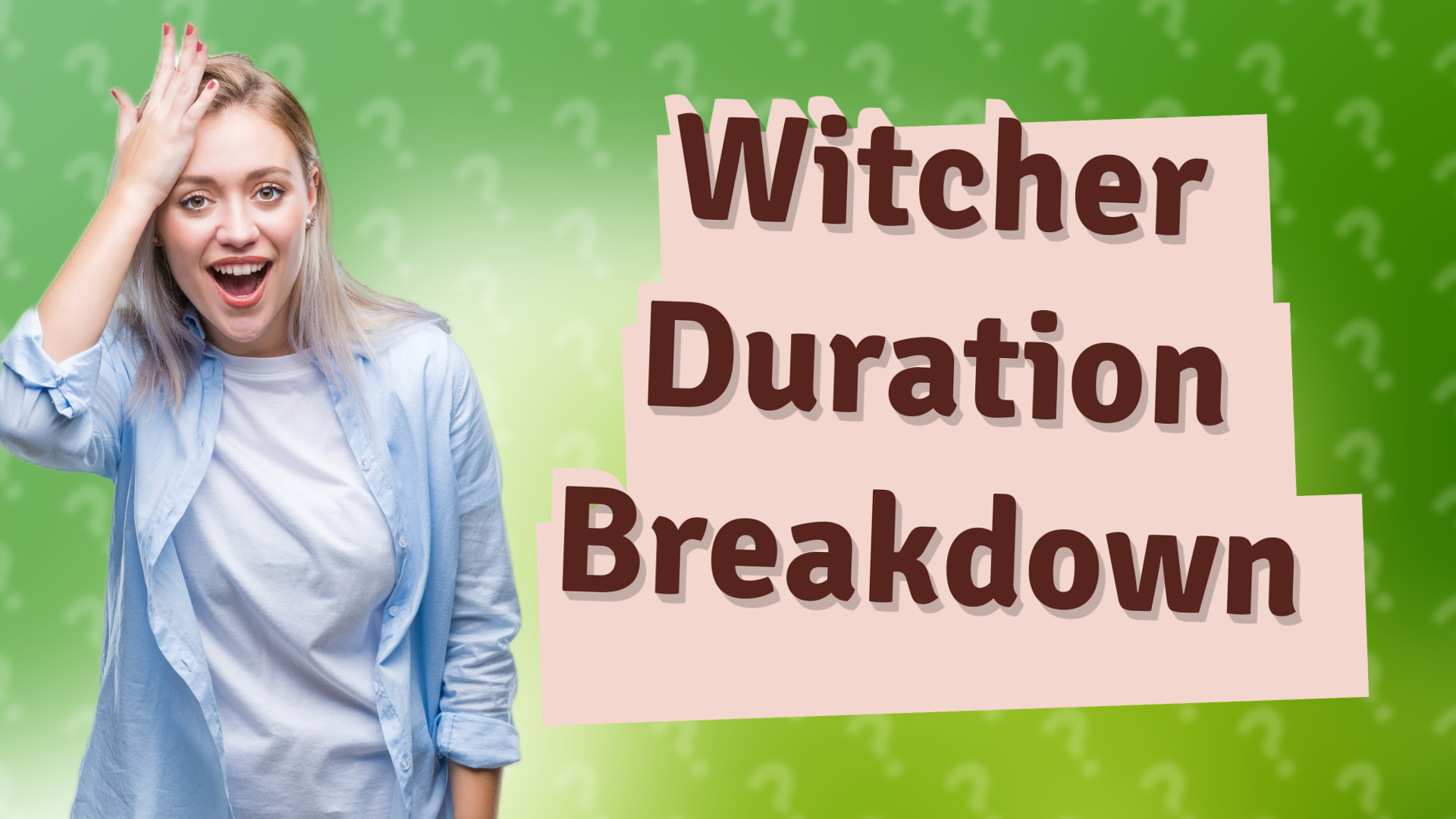 Witcher Duration Breakdown