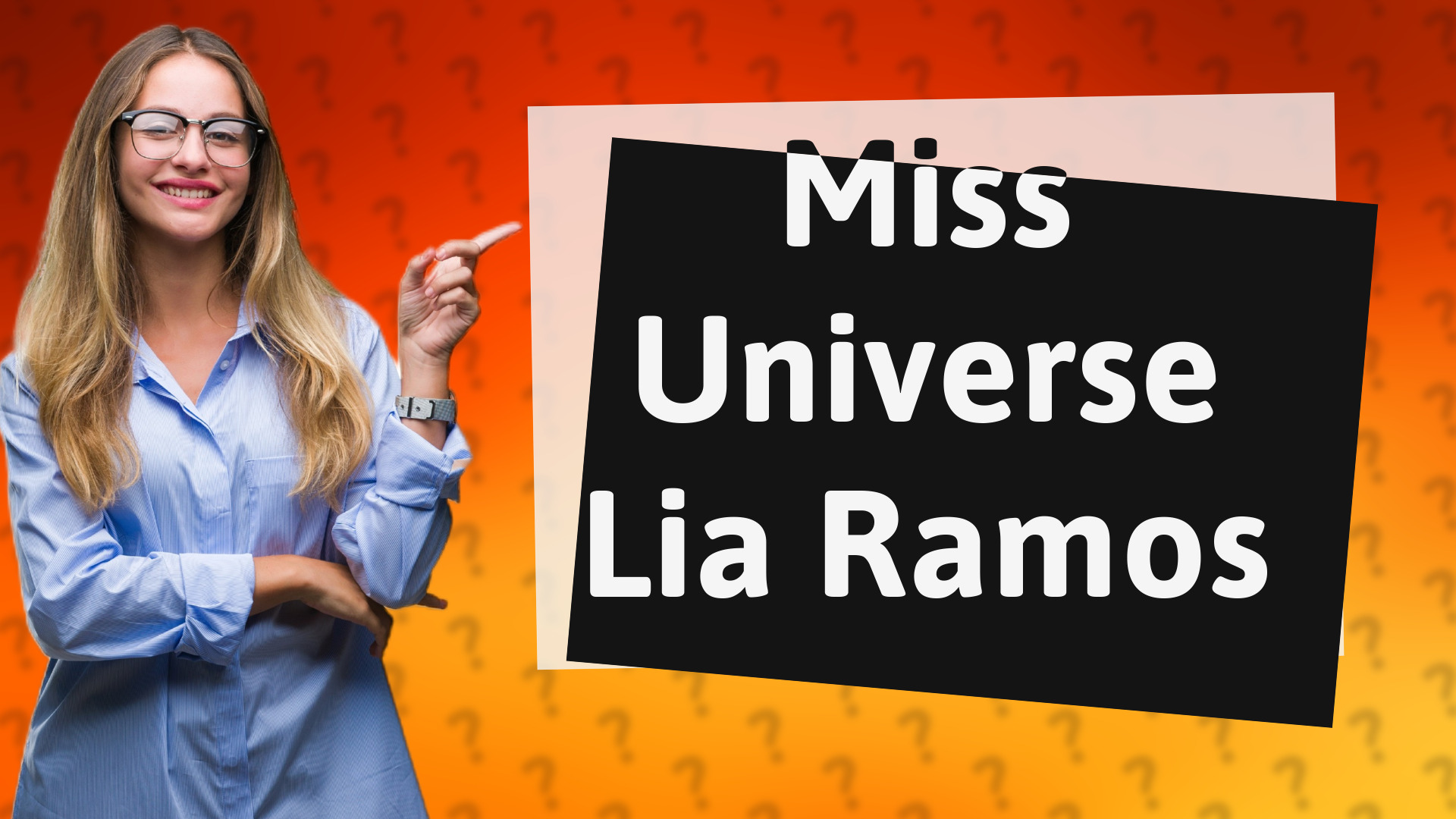 Miss Universe Lia Ramos