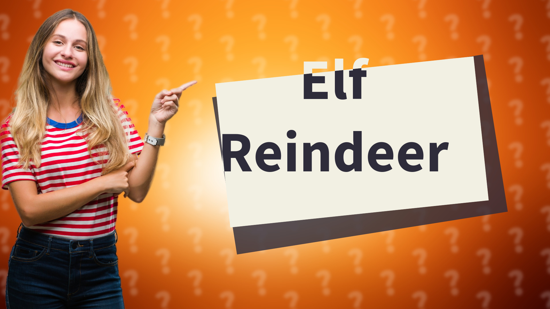 Elf Reindeer
