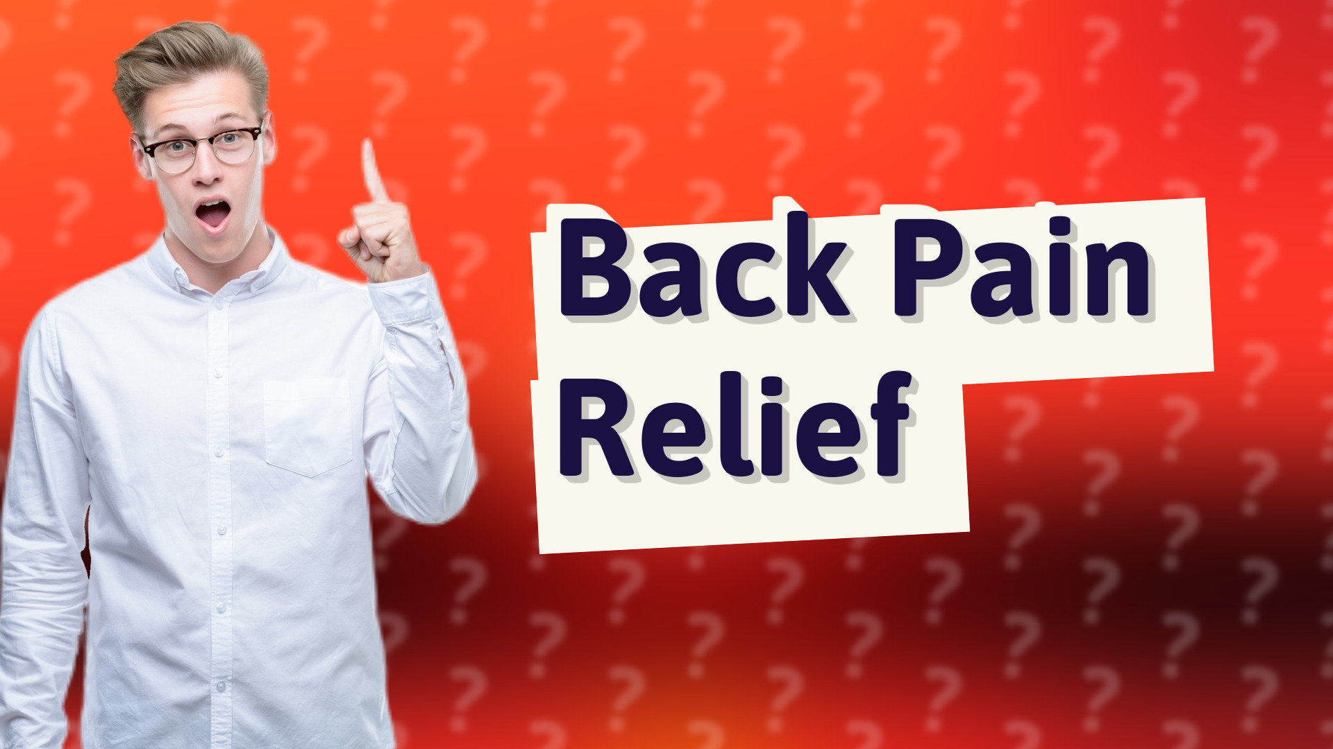 Back Pain Relief