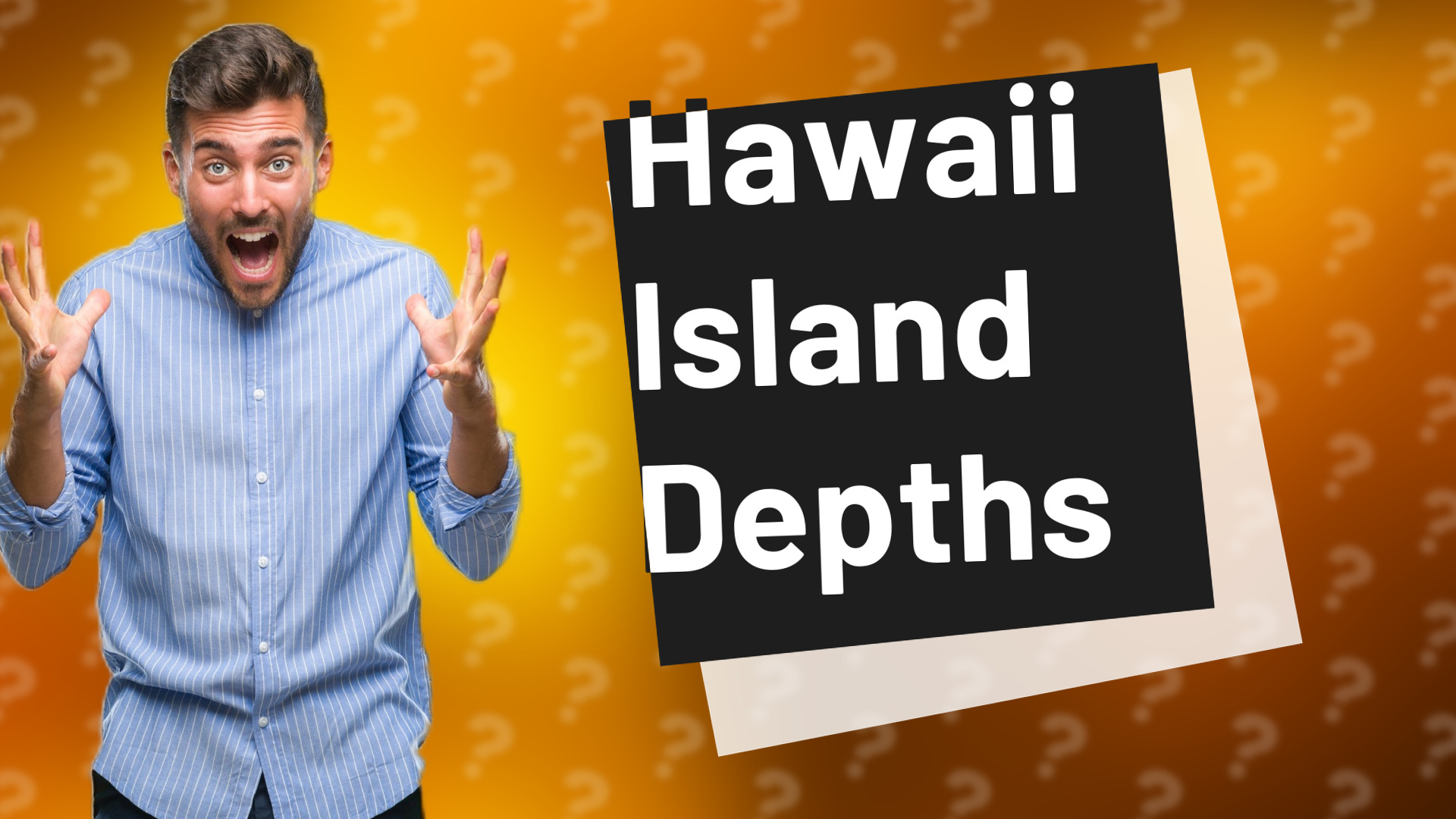 Hawaii Island Depths