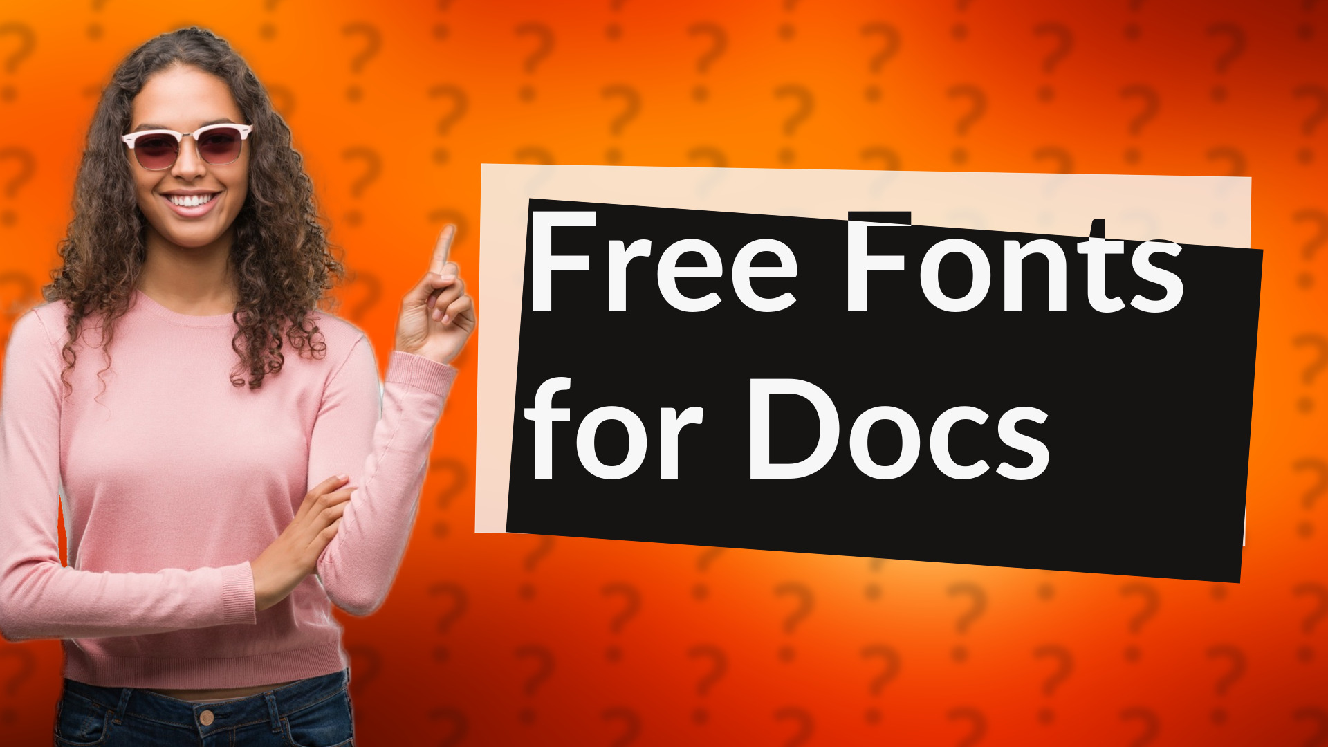 Free Fonts for Docs