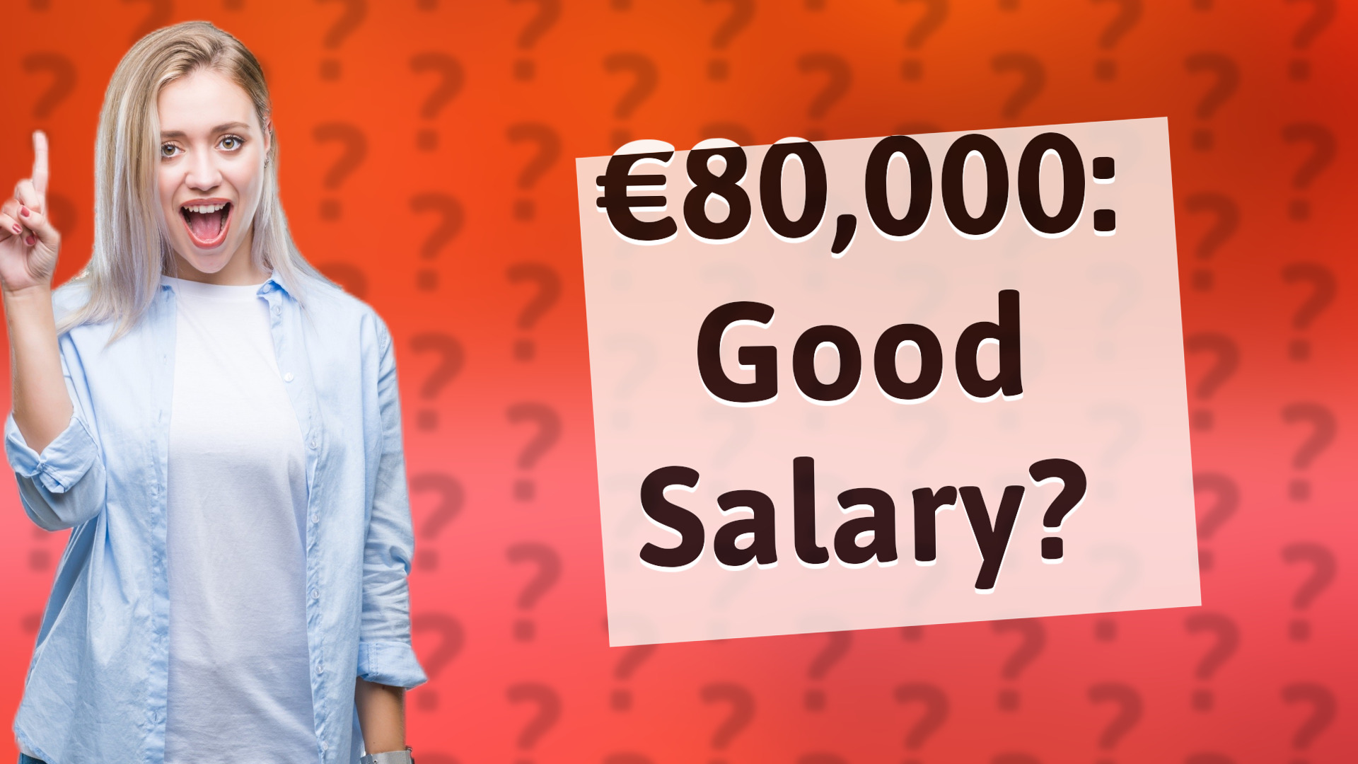 €80,000: Good Salary?