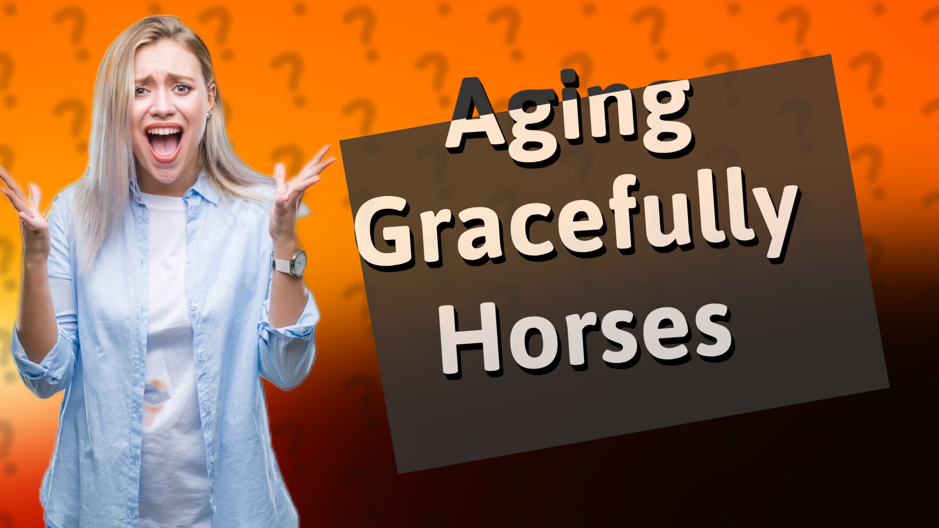 Aging Gracefully Horses
