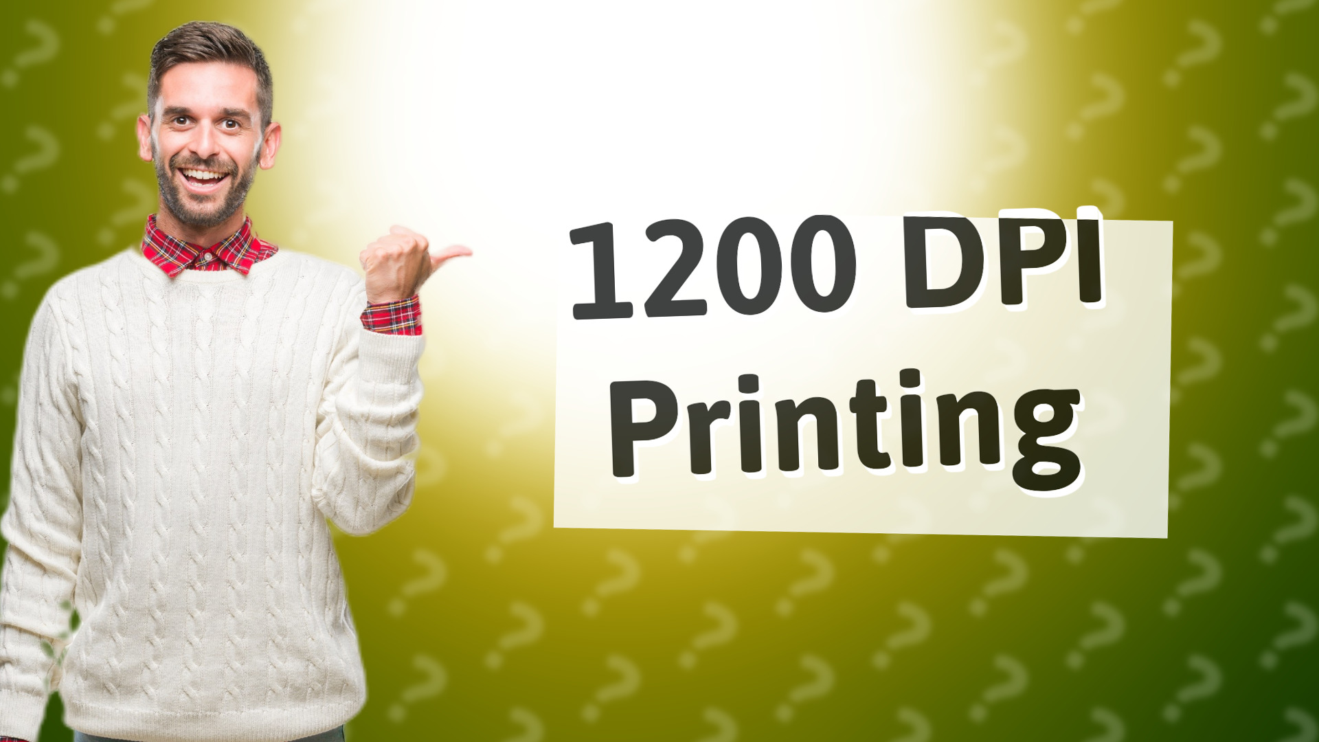 1200 DPI Printing